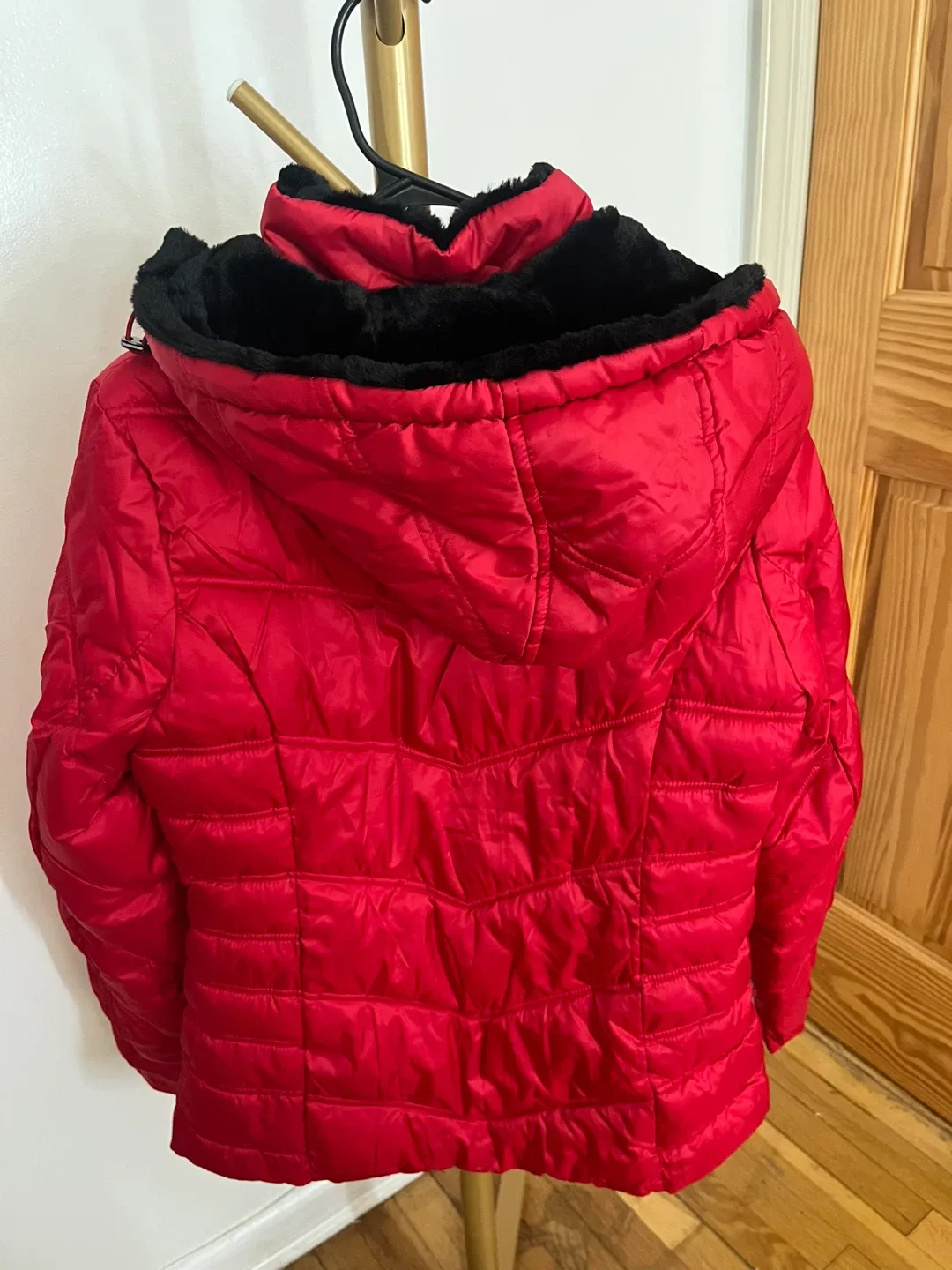 Nautica Red Puffer Jacket - Size M image indicator(3)