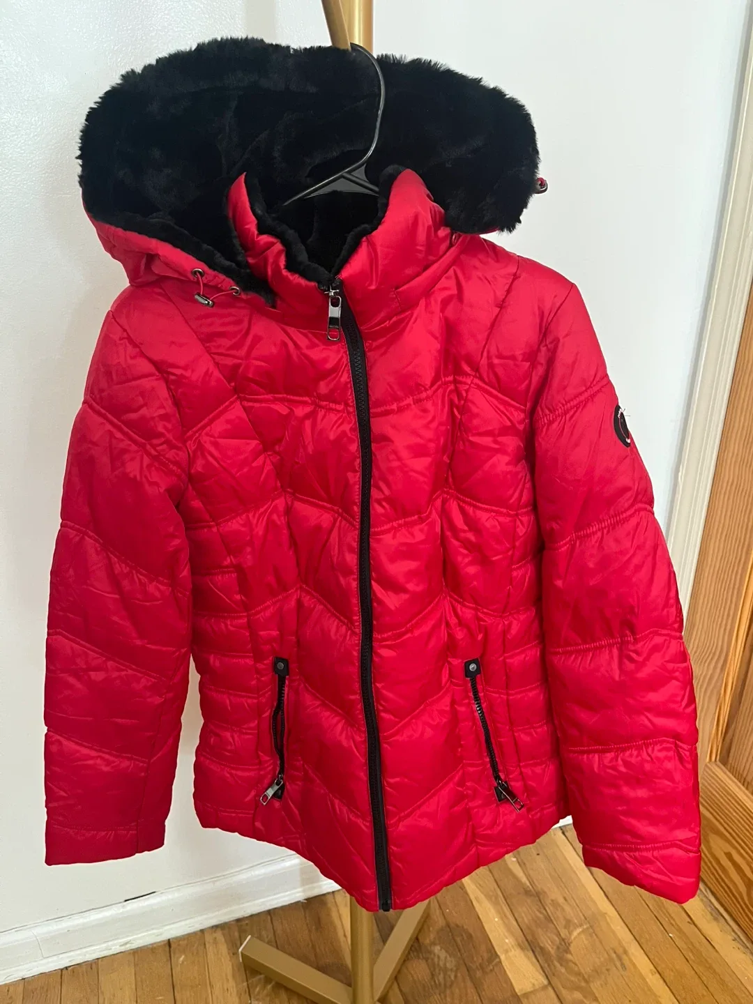 Nautica Red Puffer Jacket - Size M