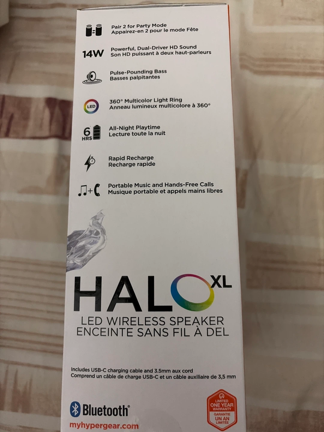 New HyperGear Halo XL LED Wireless Speaker - photo 3