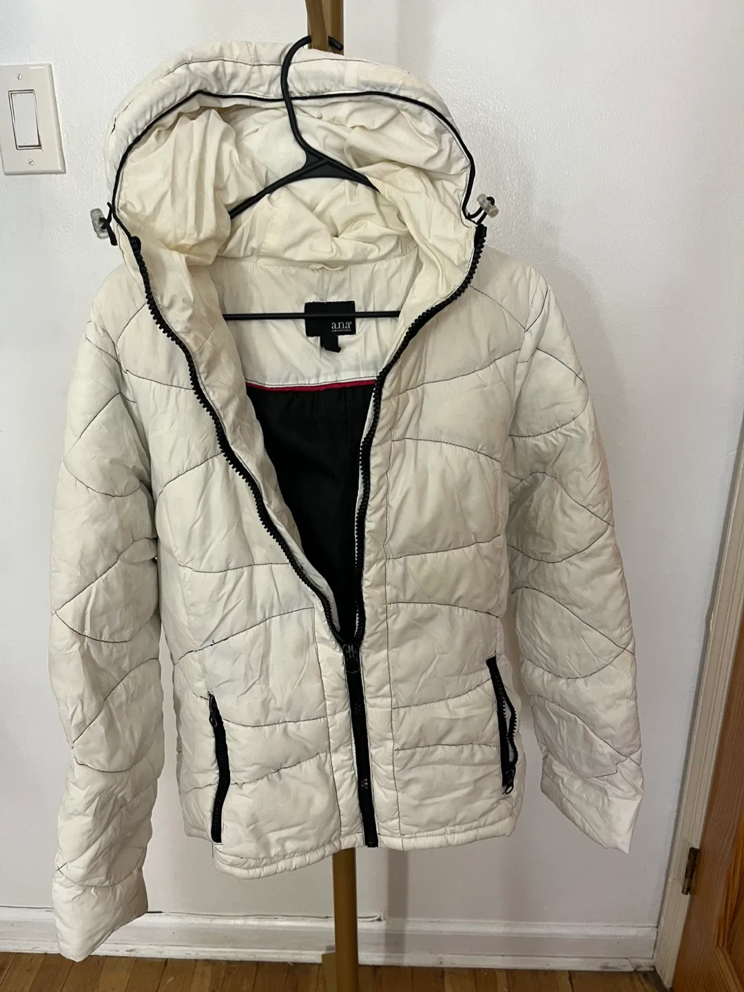 a.n.a White Puffer Jacket - XL image indicator(2)