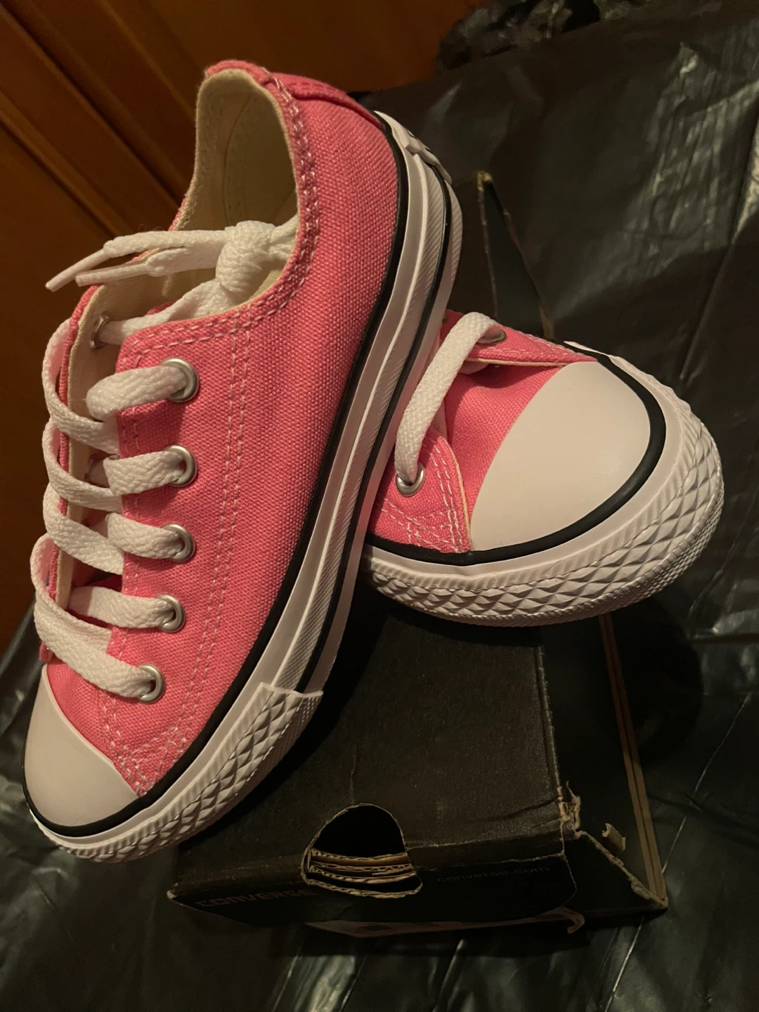 Converse All Star Pink Youth Size 12 #Cleanout - photo 3