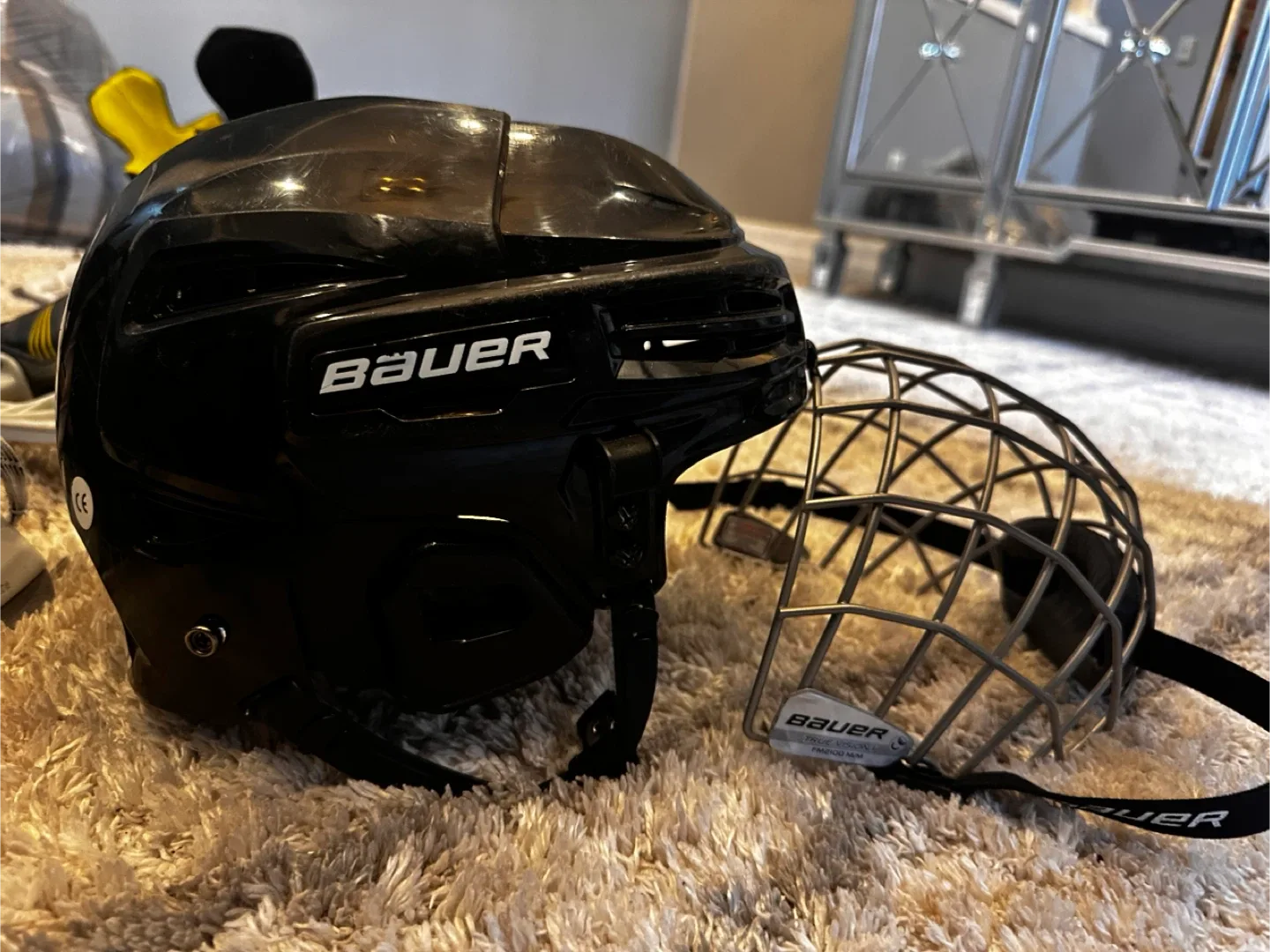 Bauer Hockey Helmet, Easton Gloves, CCM Tacks Skates image indicator(3)