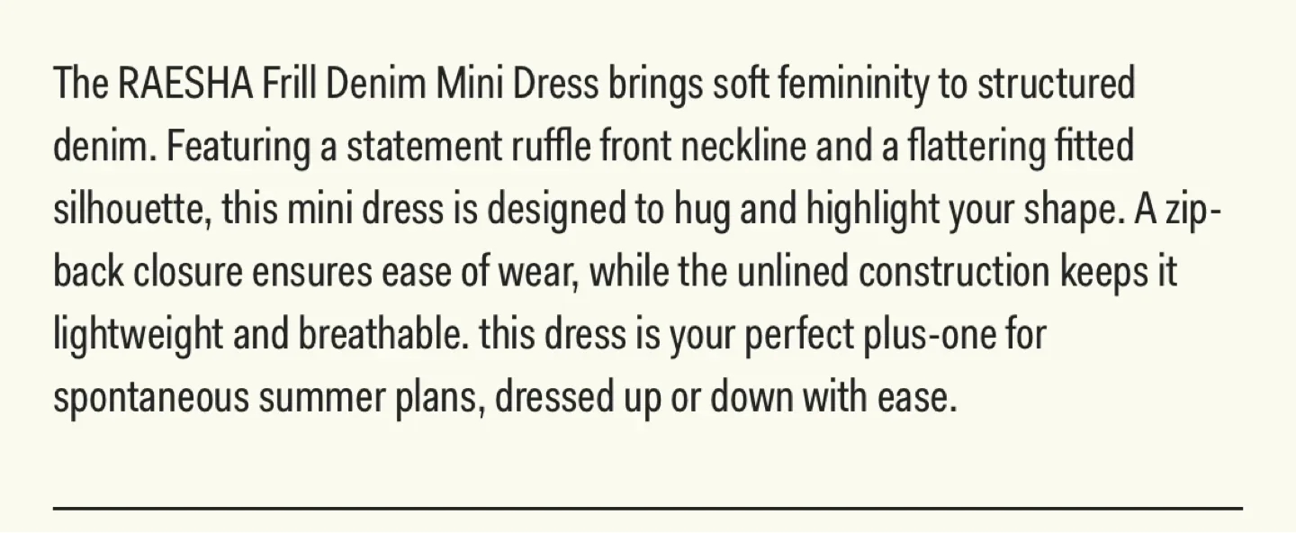 Strapless Denim Mini Dress image indicator(9)