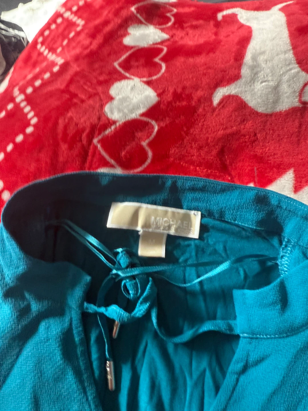 Michael Michael Kors Teal Blouse - Size M