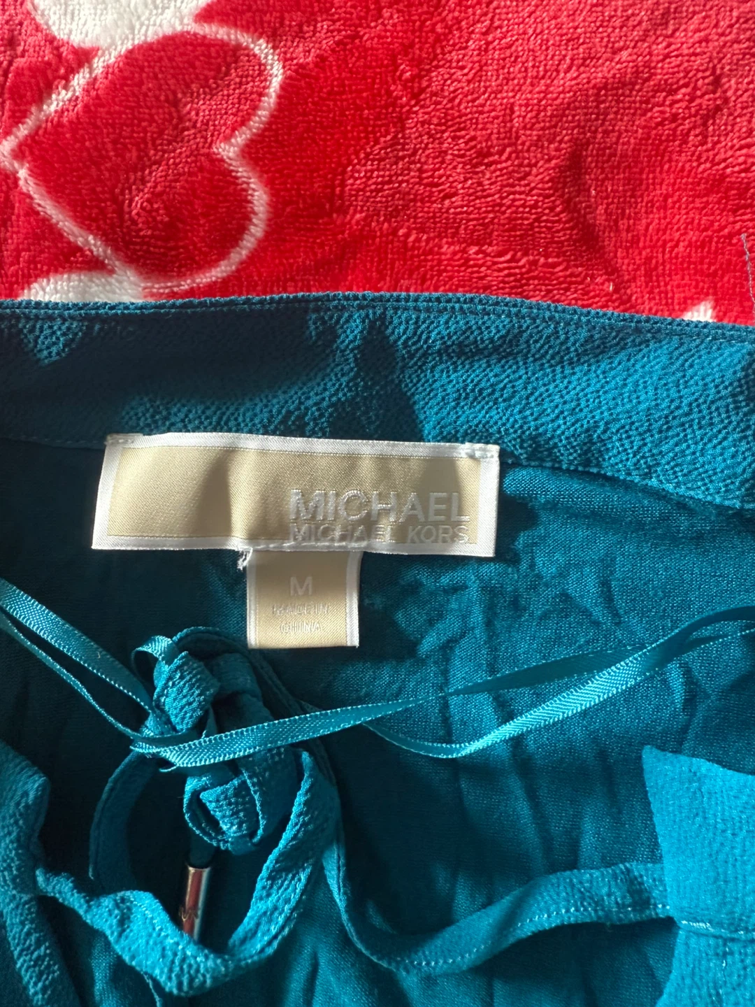 Michael Michael Kors Teal Blouse - Size M - photo 2
