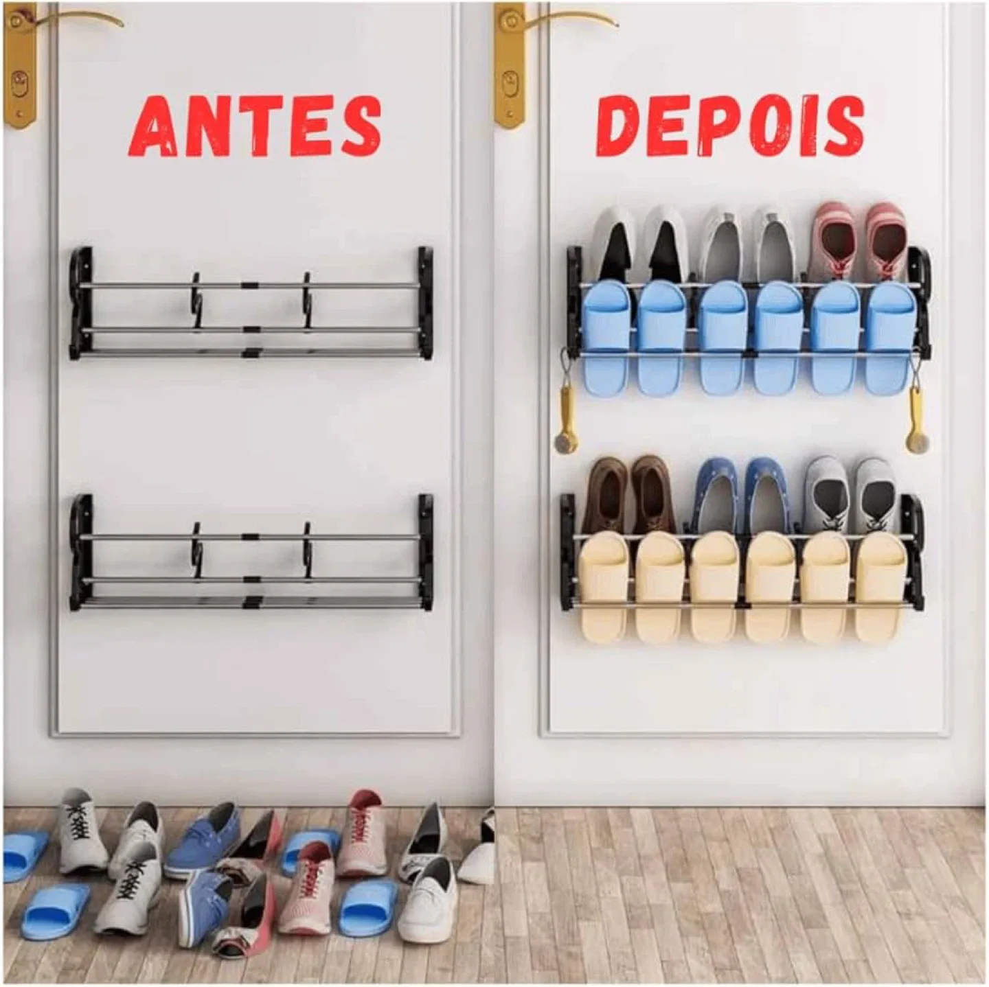 Wall-Mounted Shoe Rack image indicator(5)