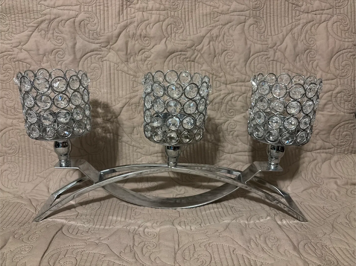 Crystal Candle Holder - Triple image indicator(3)
