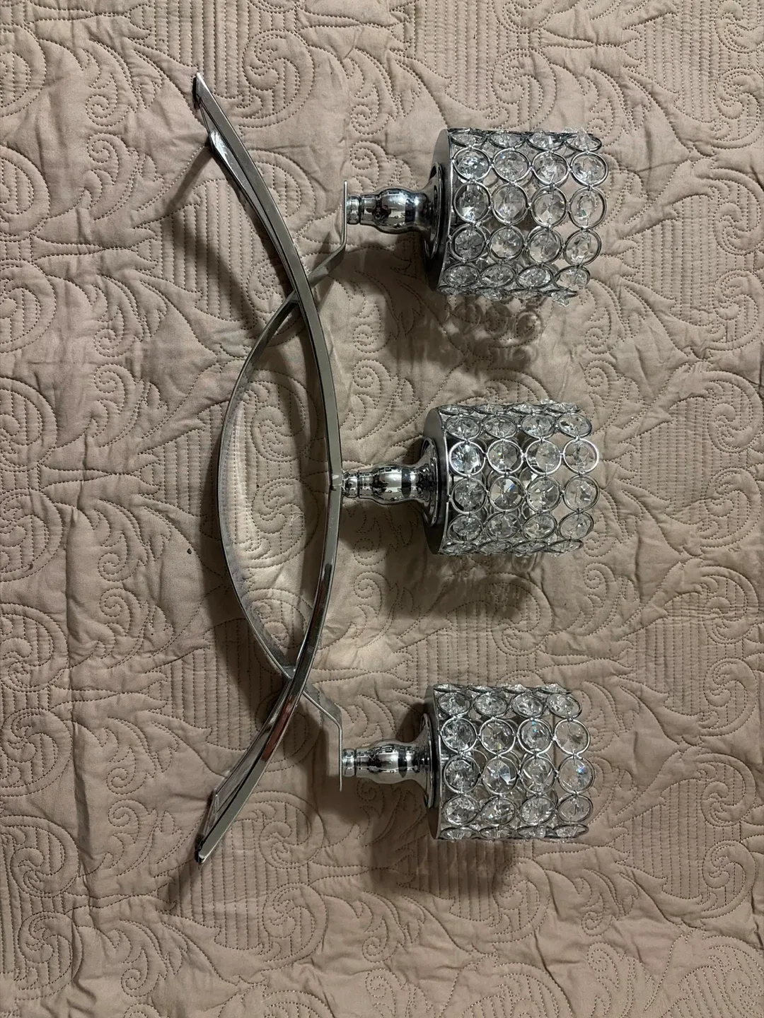 Crystal Candle Holder - Triple image indicator(2)