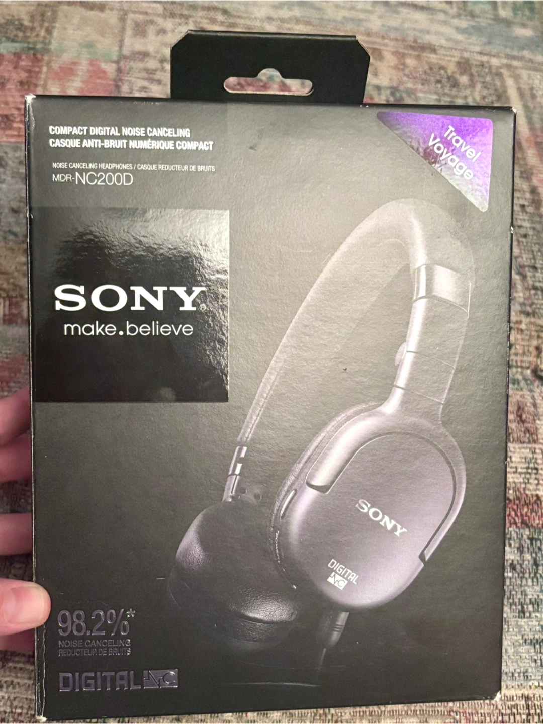 NEW Sony MDR-NC200D Noise Cancelling Headphones
