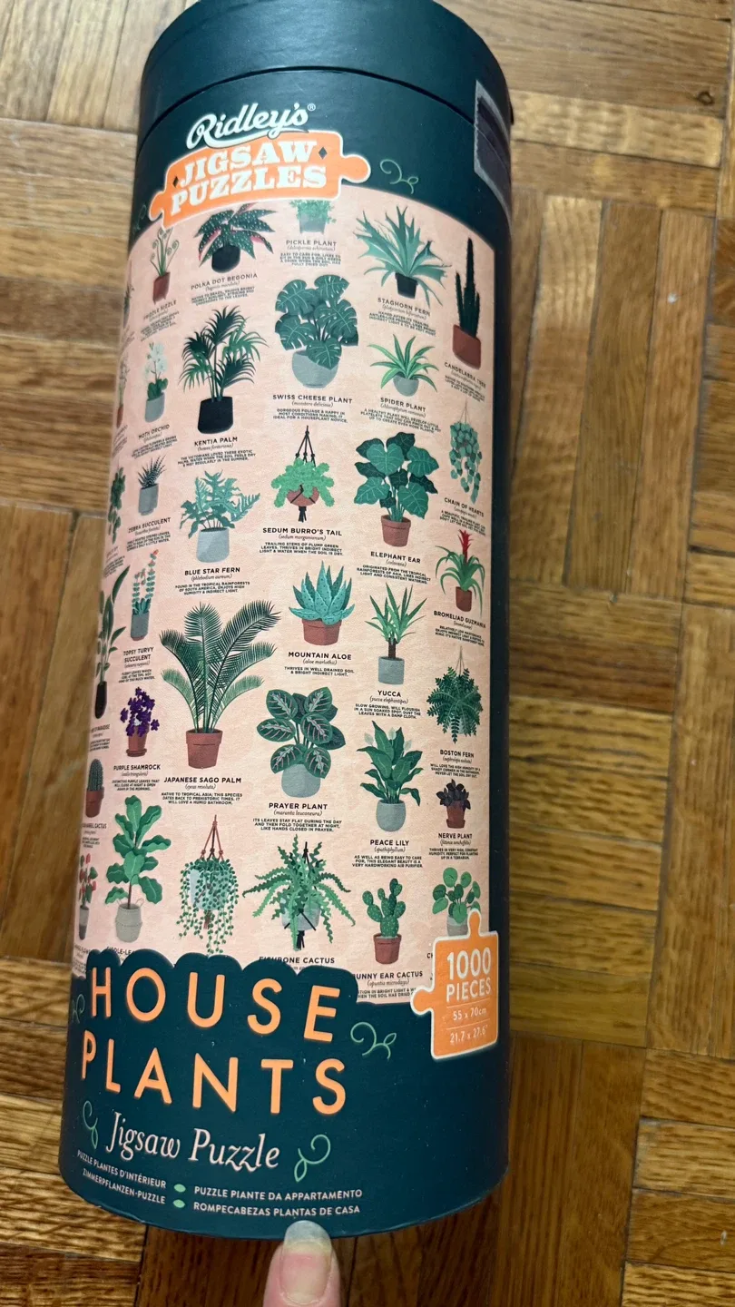 Ridley's House Plants 1000 Piece Jigsaw Puzzle
