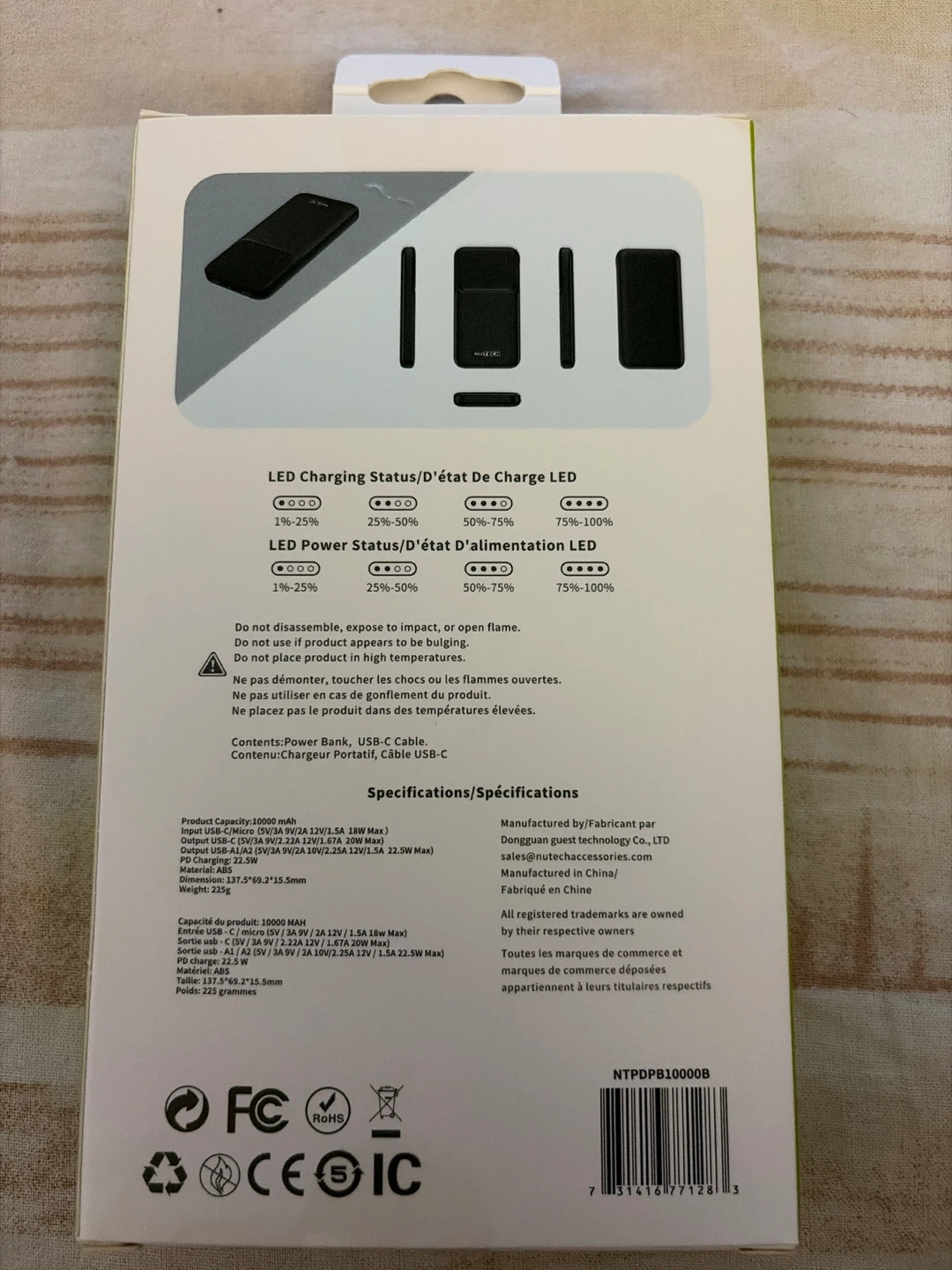 New Nutech Nucharge Style Power Bank 10000mAh - photo 2