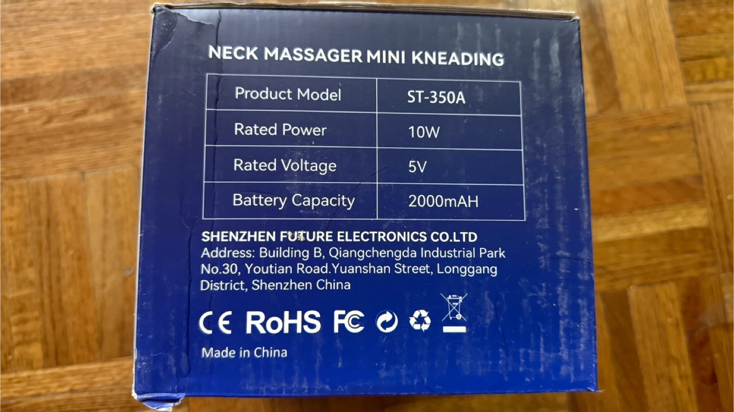 Adiupul Neck Massager Model ST-350A - NEW - photo 3