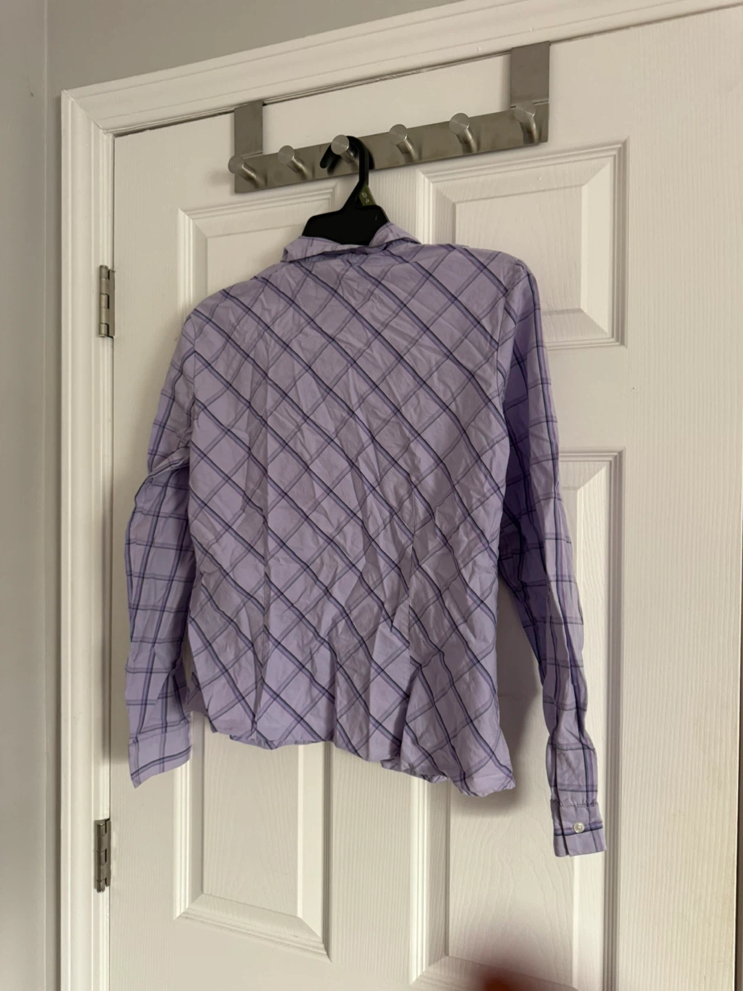 Geoffrey Beene Sport Purple Plaid Button-Down Shirt