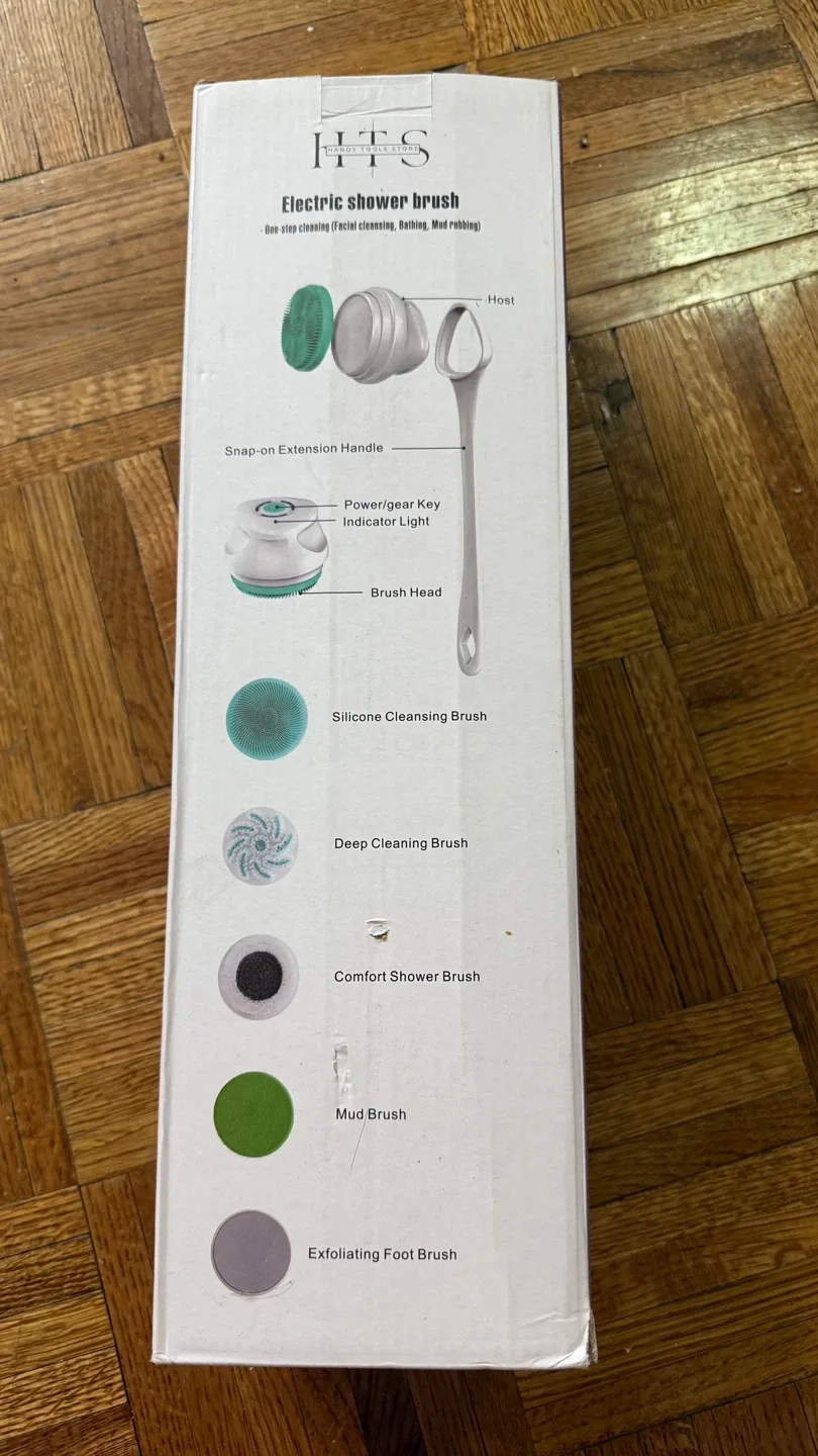 HTS Electric Shower Brush - New in Box! image indicator(3)
