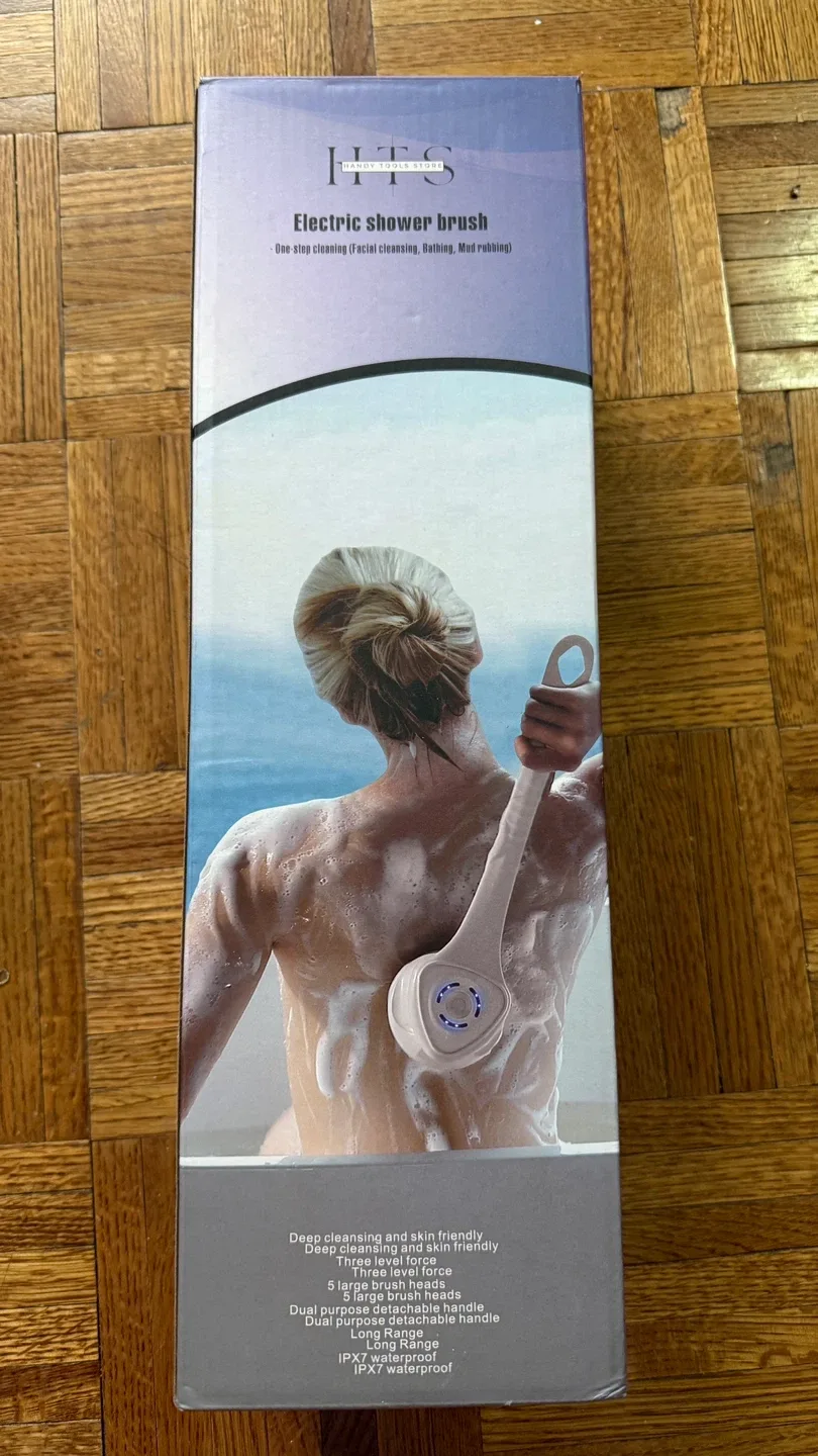 HTS Electric Shower Brush - New in Box!