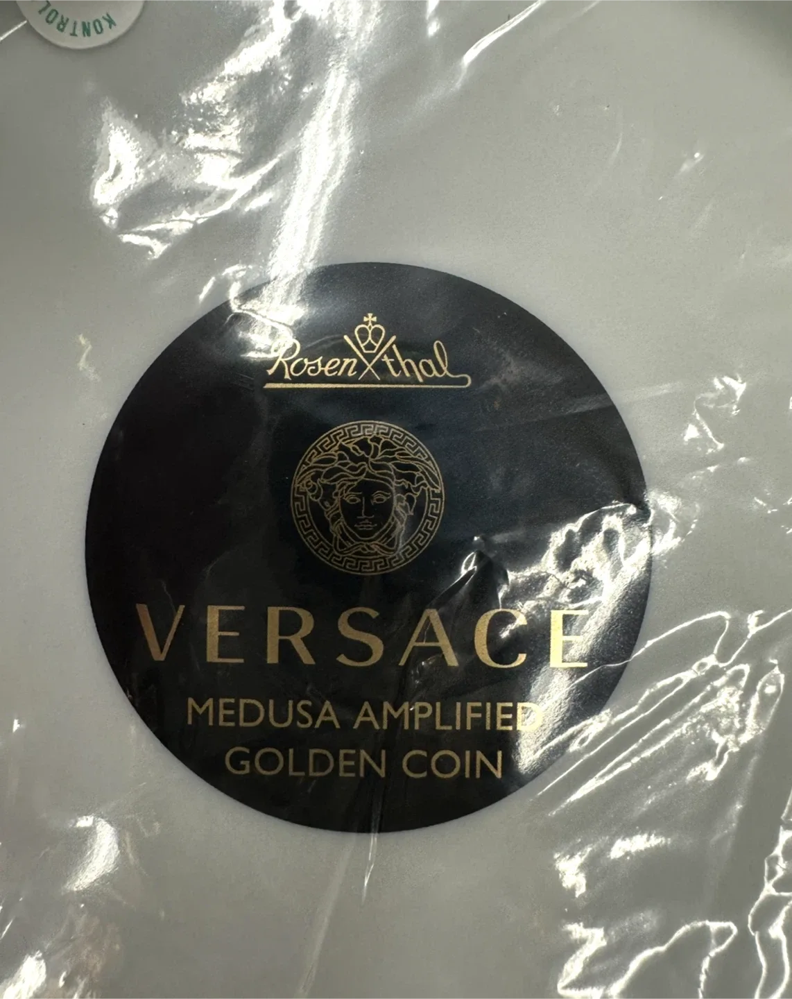 Versace Rosenthal Medusa Amplified Golden Coin Soup Bowl image indicator(3)