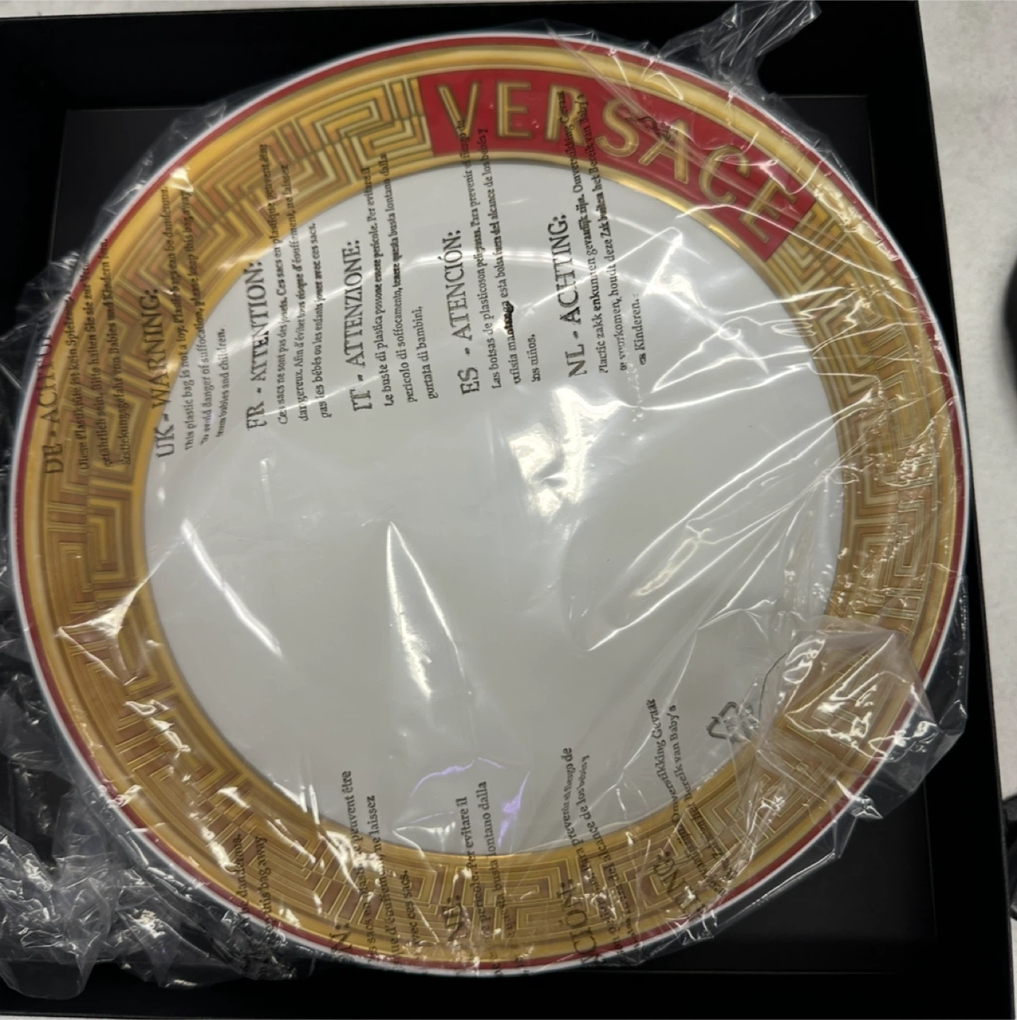 Versace Rosenthal Medusa Amplified Golden Coin Soup Bowl - photo 2