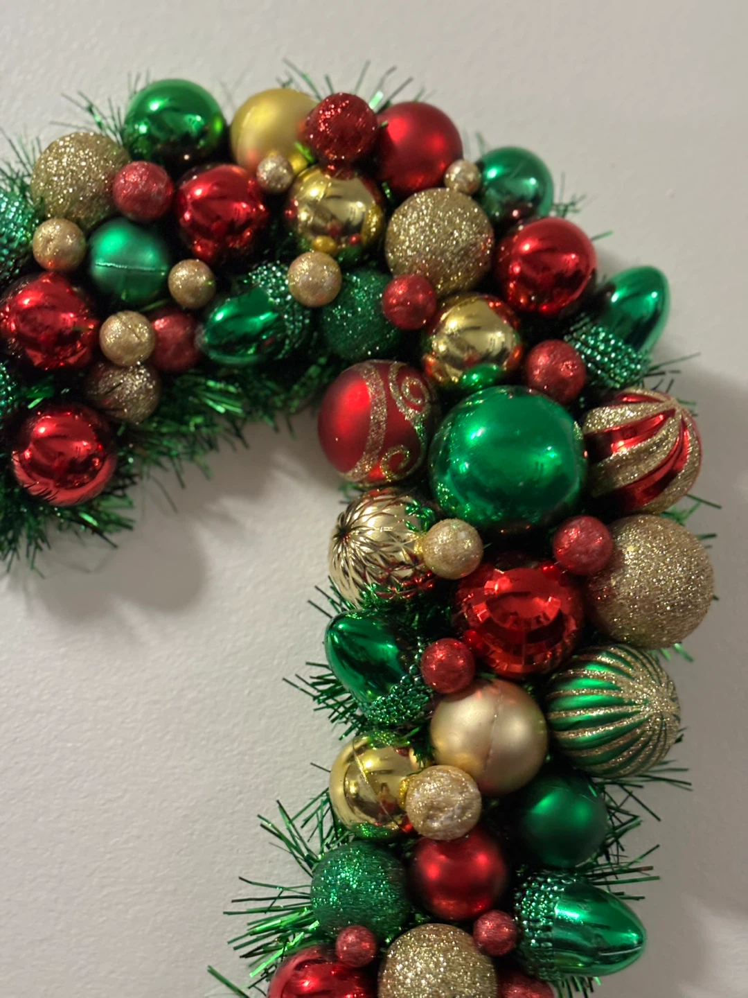 Candy Cane Christmas wreath Decoration - photo 3