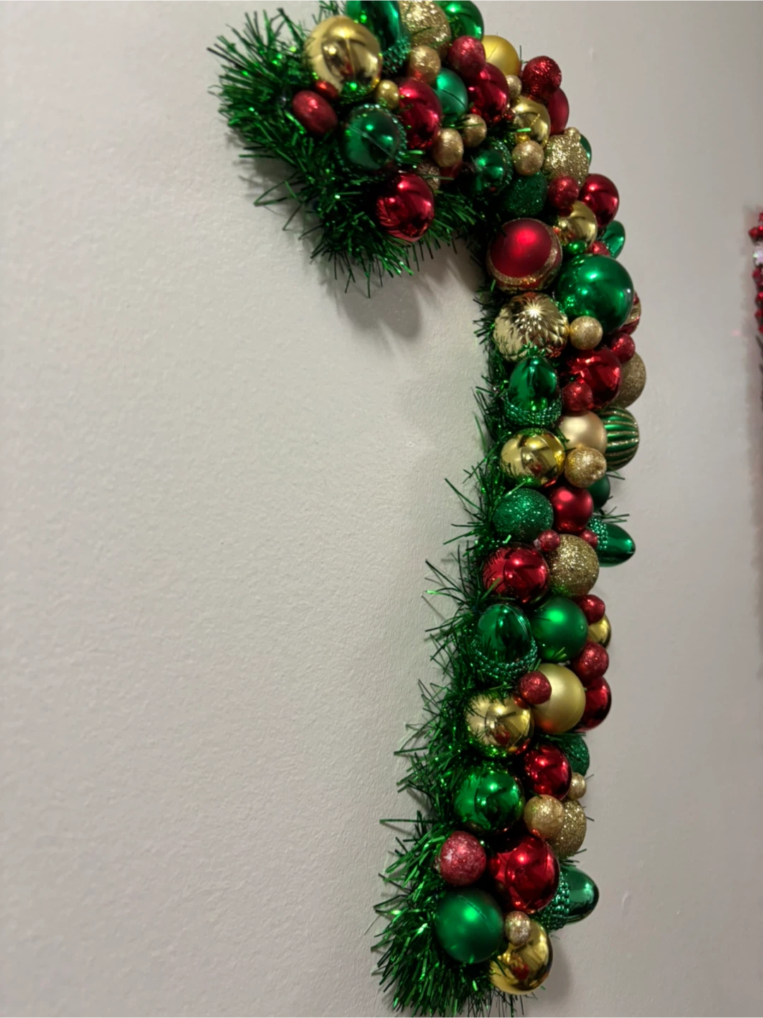 Candy Cane Christmas wreath Decoration - photo 5