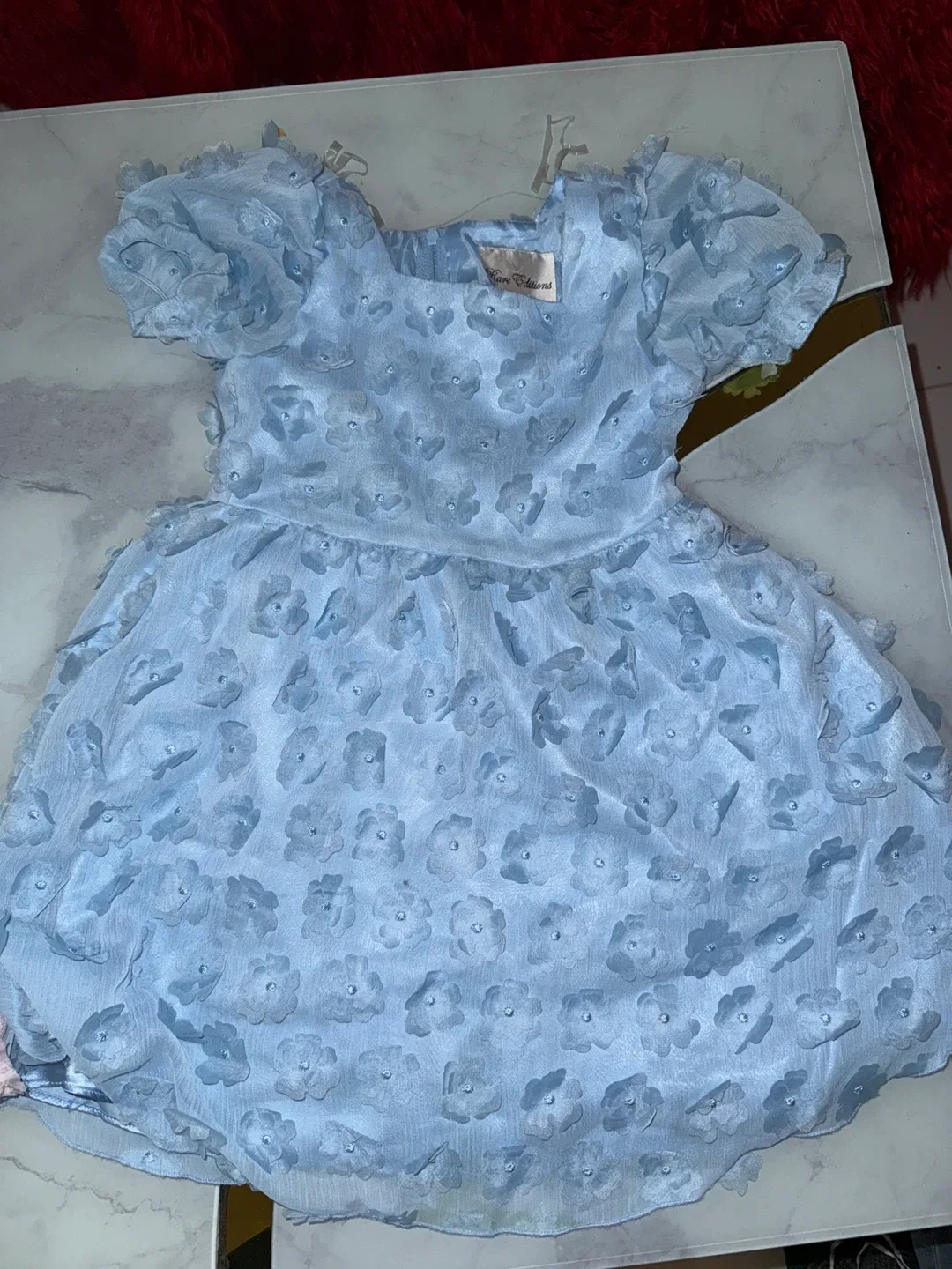 6x  size 5 Rare Editions Girls' Dresses - Pink & Blue image indicator(2)