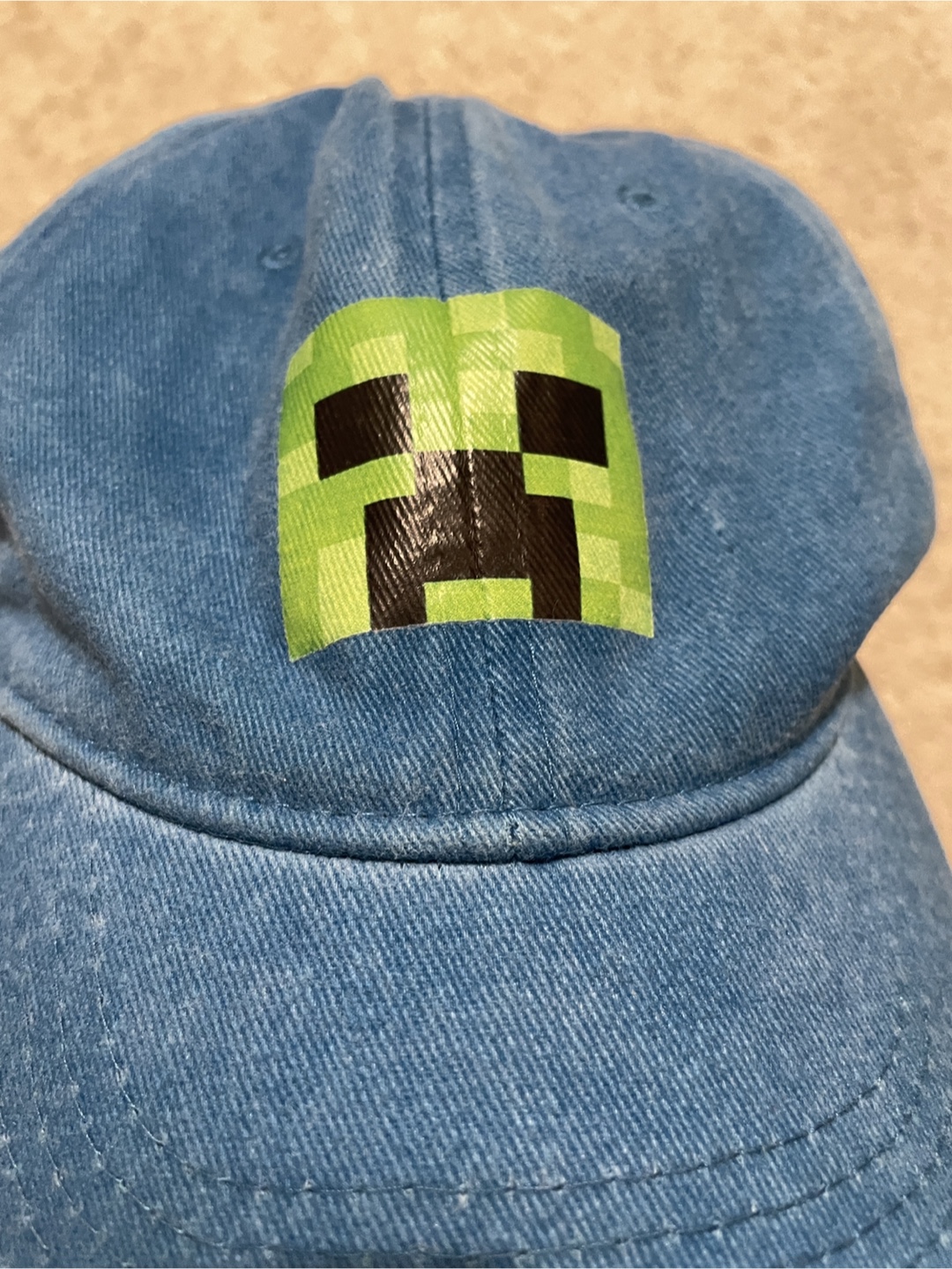 Minecraft Creeper Blue Baseball Cap - photo 2
