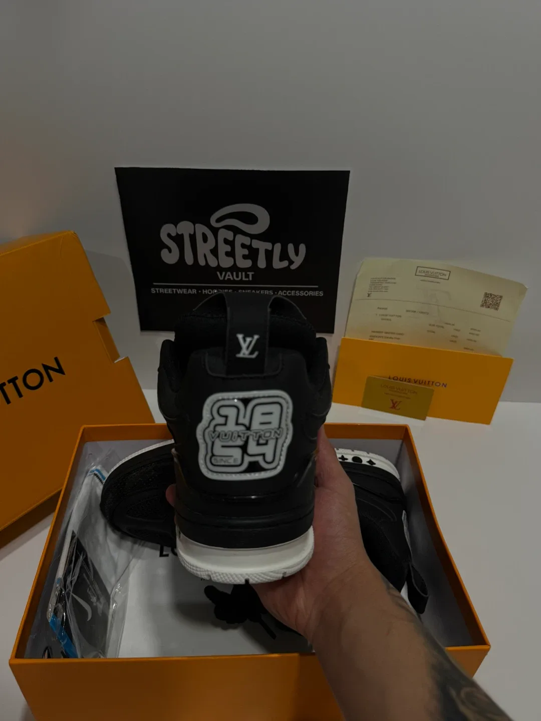 Louis Vuitton LV Trainer Sneaker Black image indicator(4)