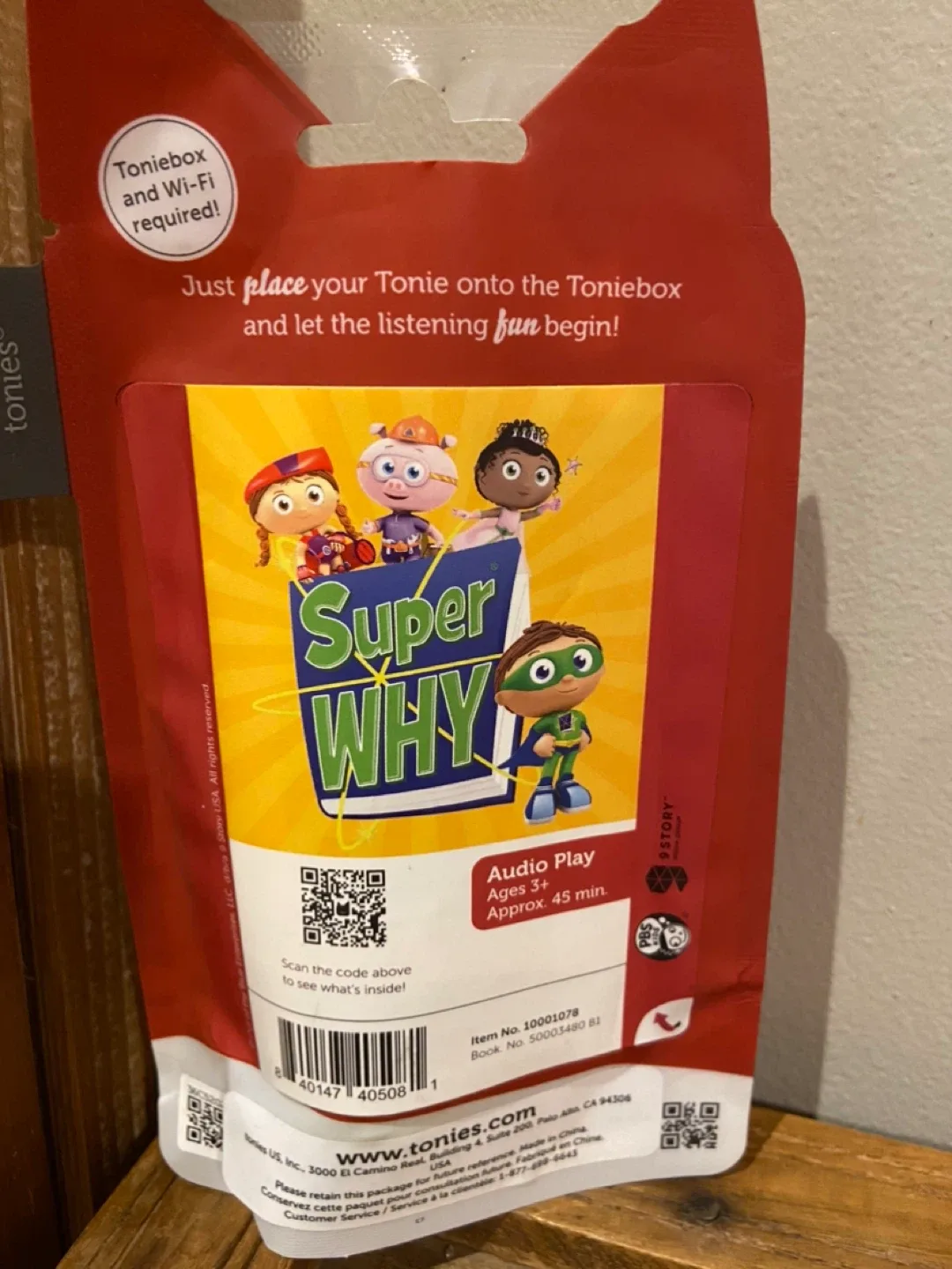 New Tonies Super Why Sealed image indicator(2)