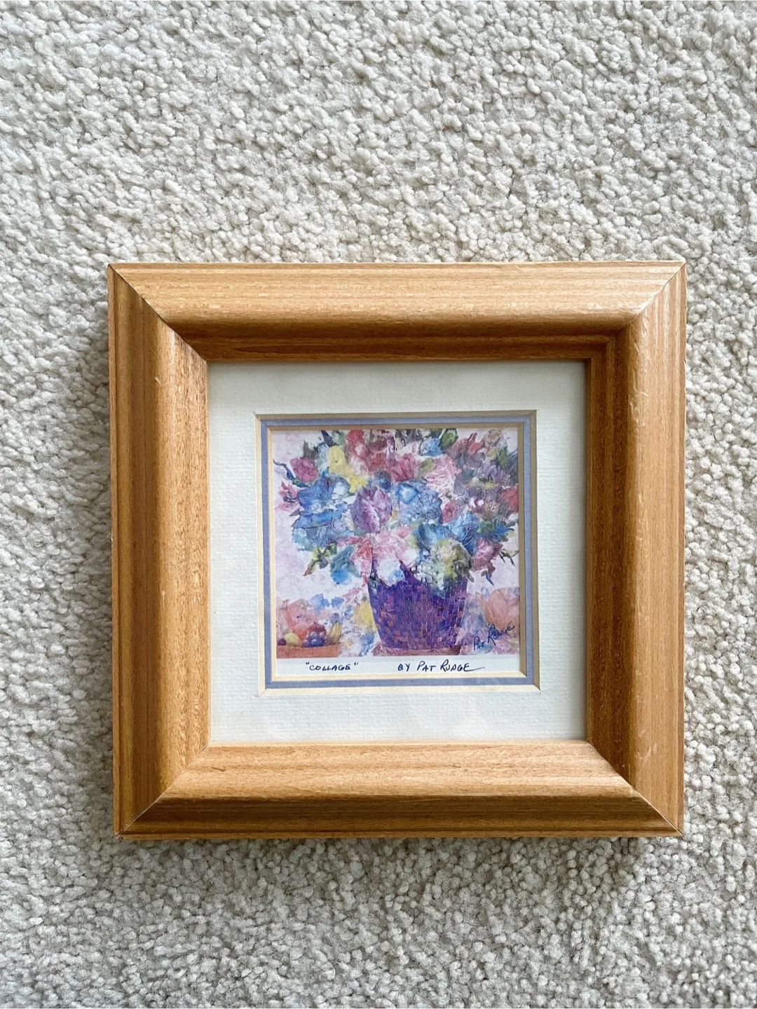 Framed "Collage" Art Print by Pat Rudge