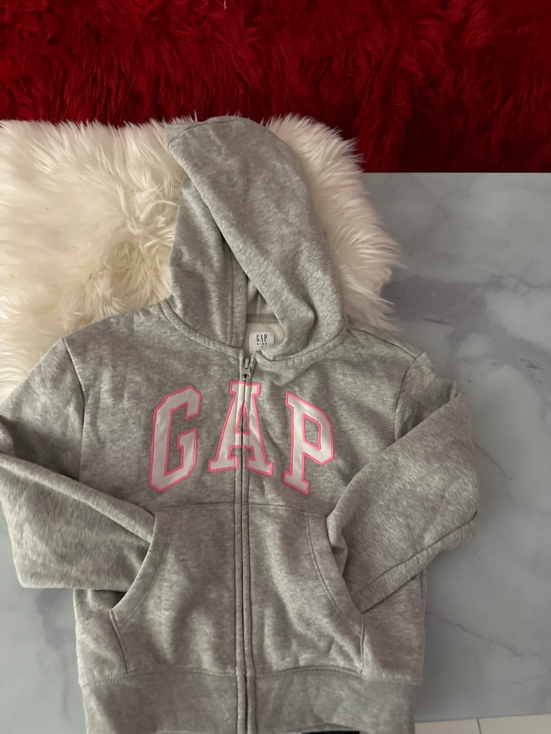 GAP Kids Grey Hoodie Size M - photo 3