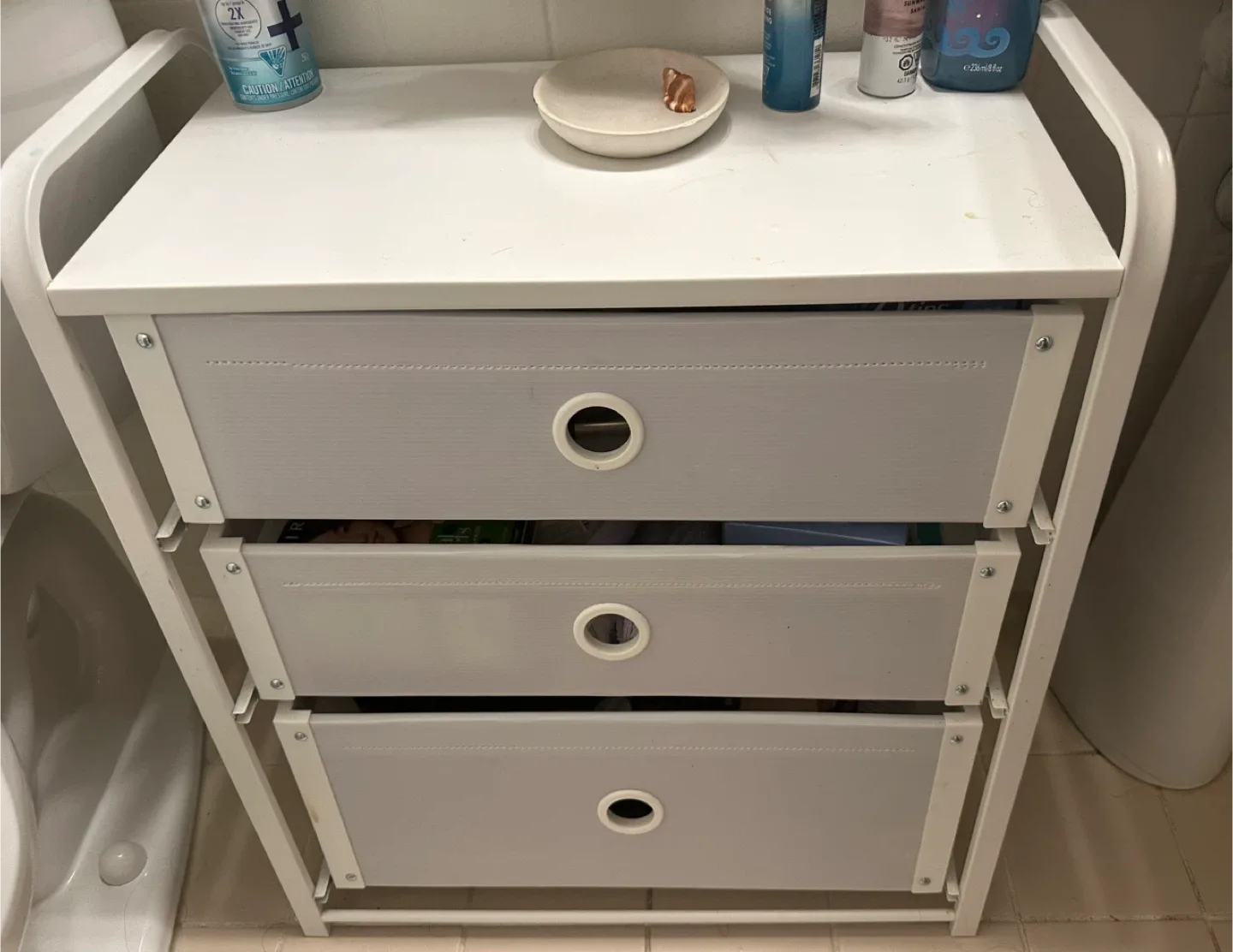 IKEA Vesken Shelf Unit w/ 3 Drawers
