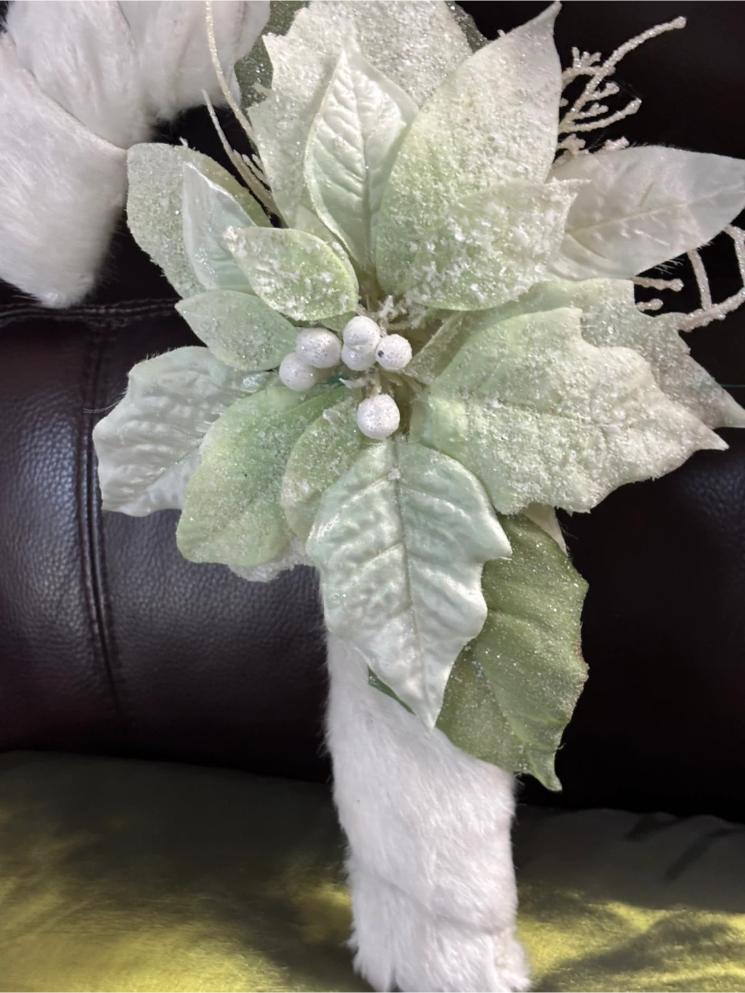 Christmas Candy Cane wreath Decoration - photo 4