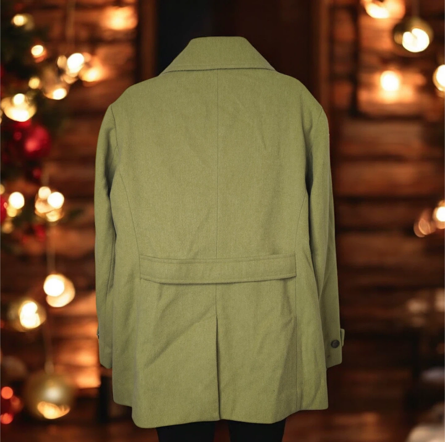 NEW! Lands' End Wool Blend Pea Coat - Size 16 - photo 2