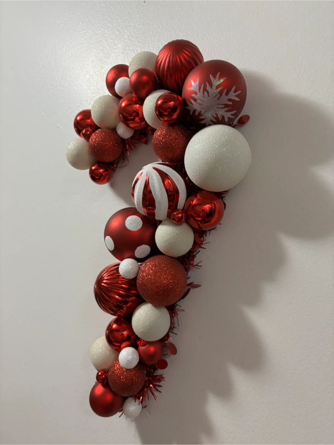 Red &white Candy Cane Christmas Ornament - photo 3