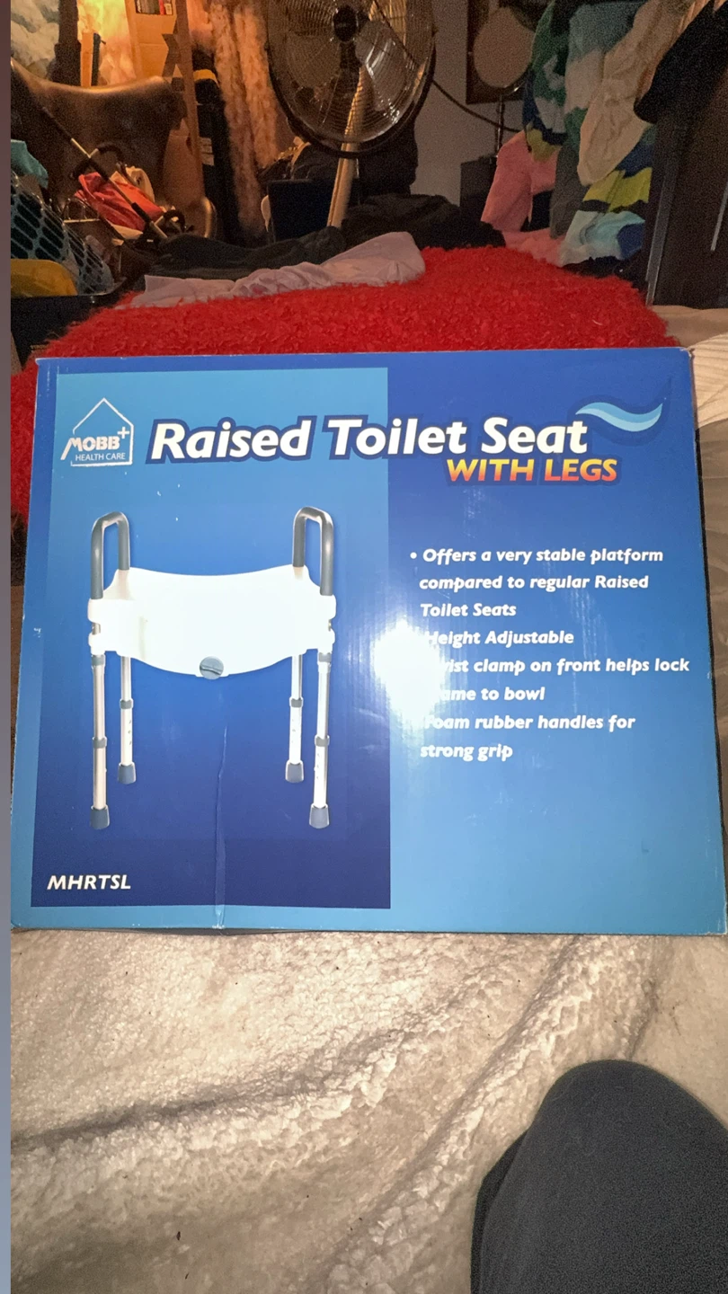 MOBB Health Care Raised Toilet Seat with Legs - photo 2