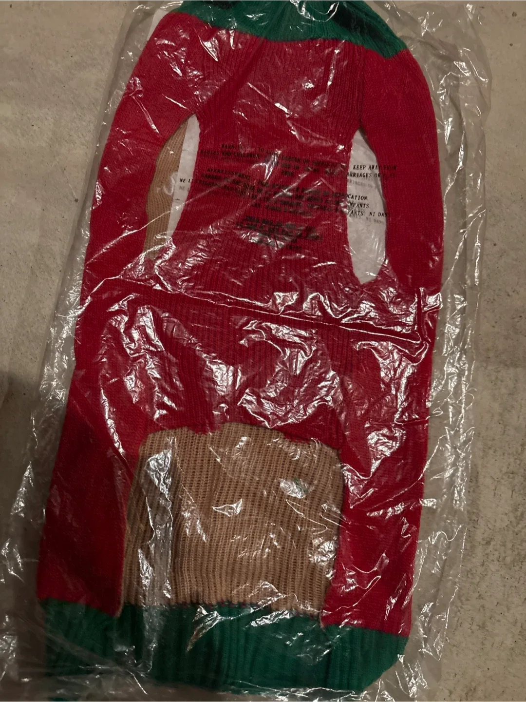 New Dear Santa Dog Sweater, XL and L image indicator(2)