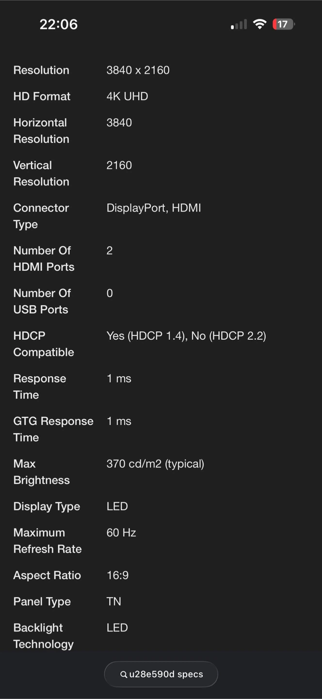 Samsung 28" 4K UHD Monitor - photo 3