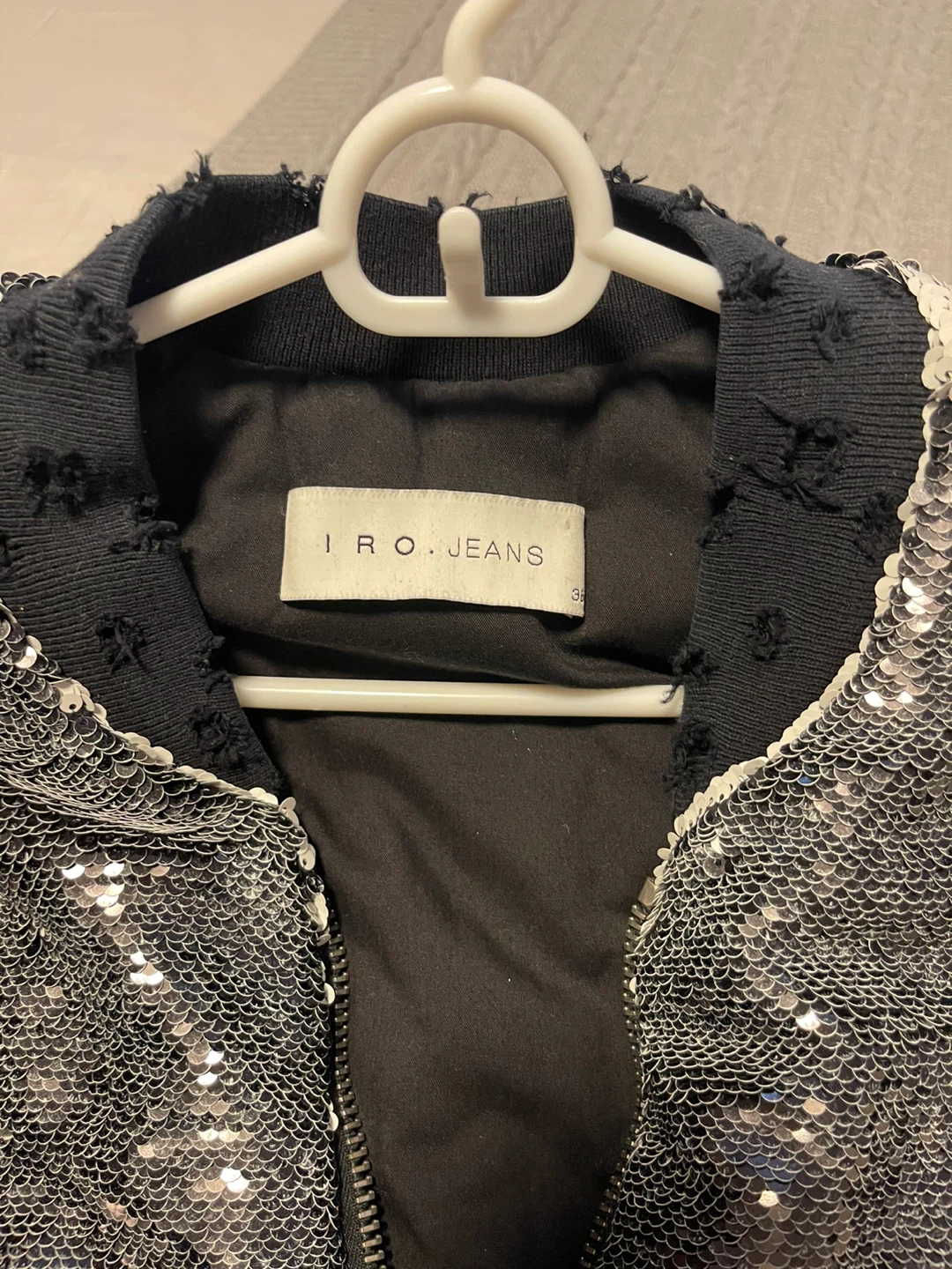 Iro Jeans Sequin Bomber Jacket - photo 3