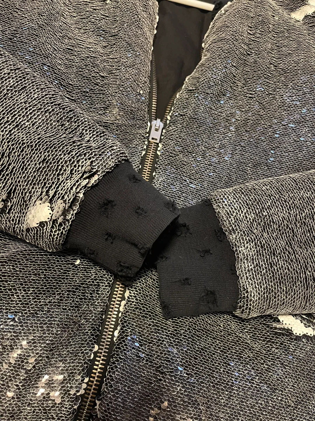 Iro Jeans Sequin Bomber Jacket