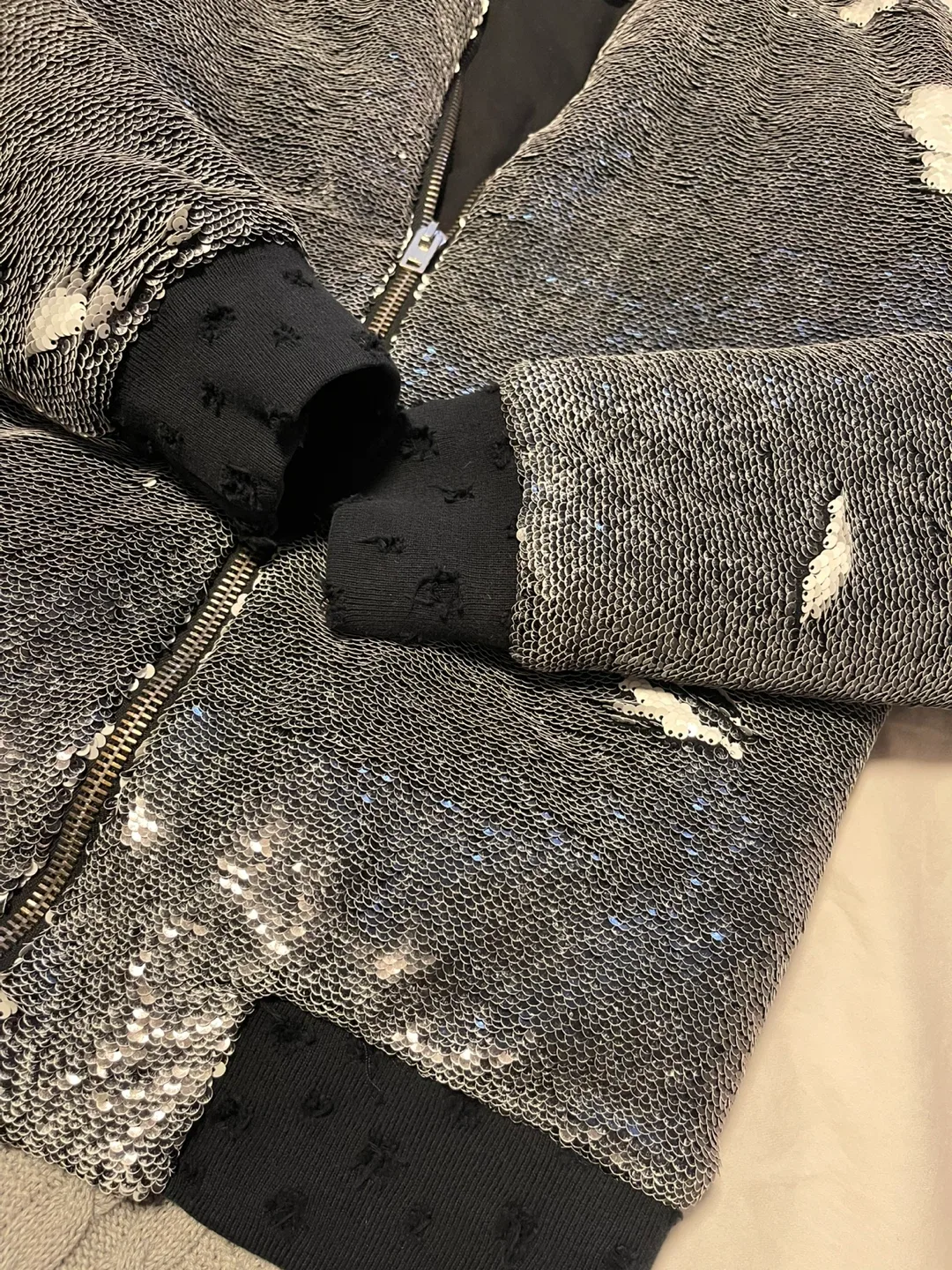 Iro Jeans Sequin Bomber Jacket image indicator(6)