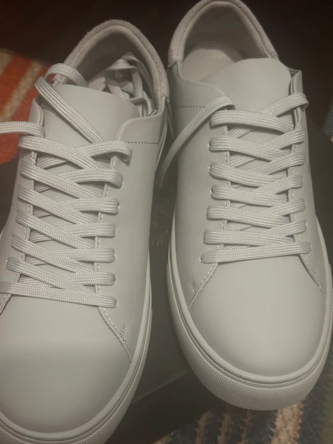 Giovvani Milano Lorenzo Grey Leather Sneakers - New! - photo 3