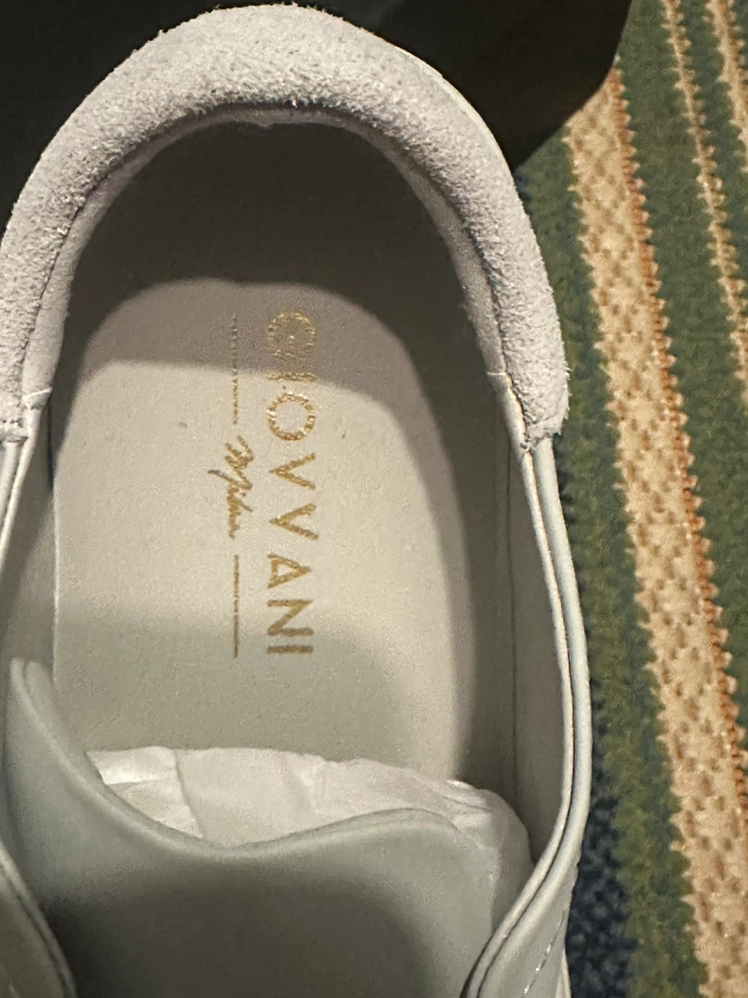Giovvani Milano Lorenzo Grey Leather Sneakers - New! - photo 2