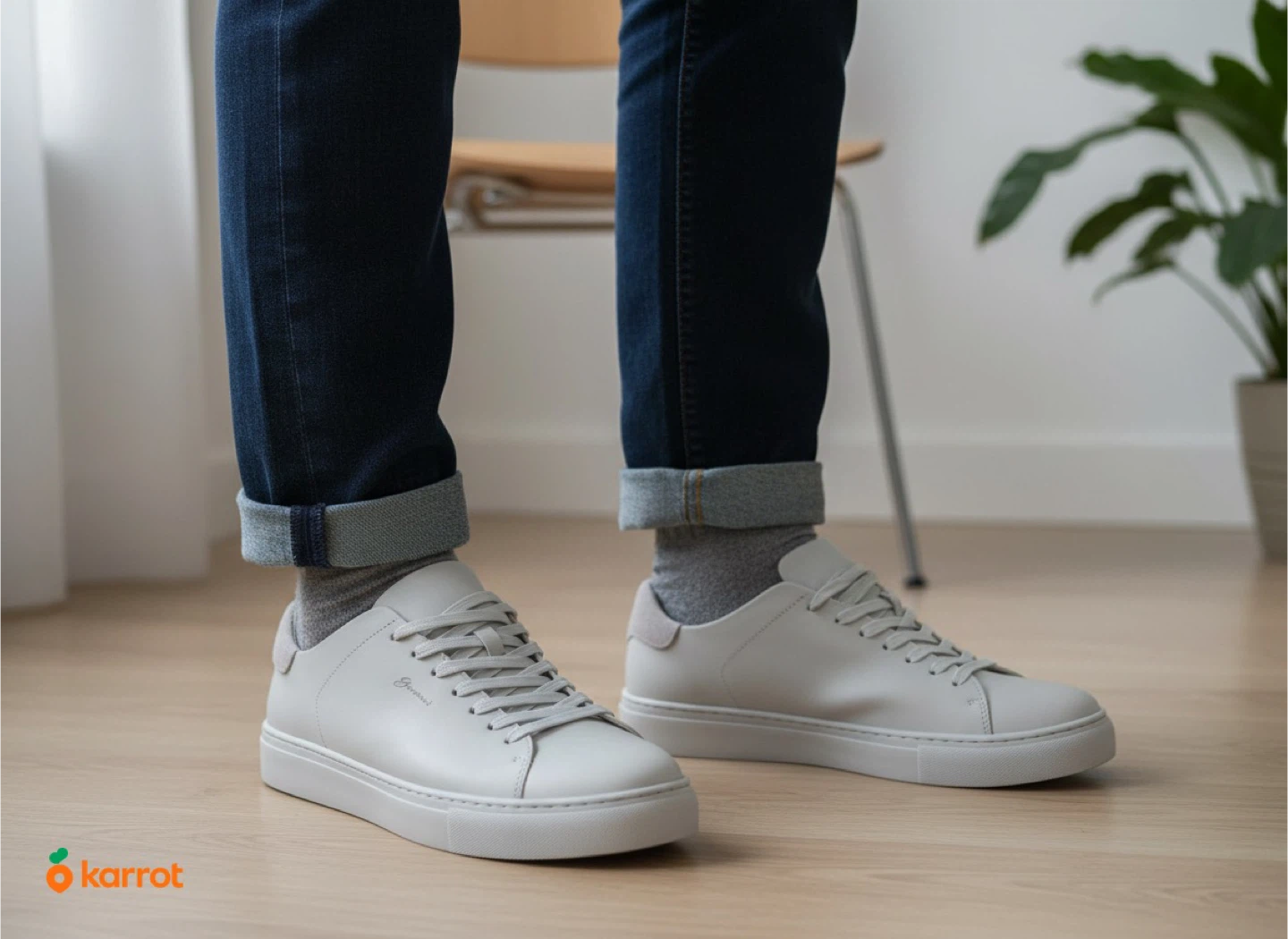 Giovvani Milano Lorenzo Grey Leather Sneakers - New! - photo 5
