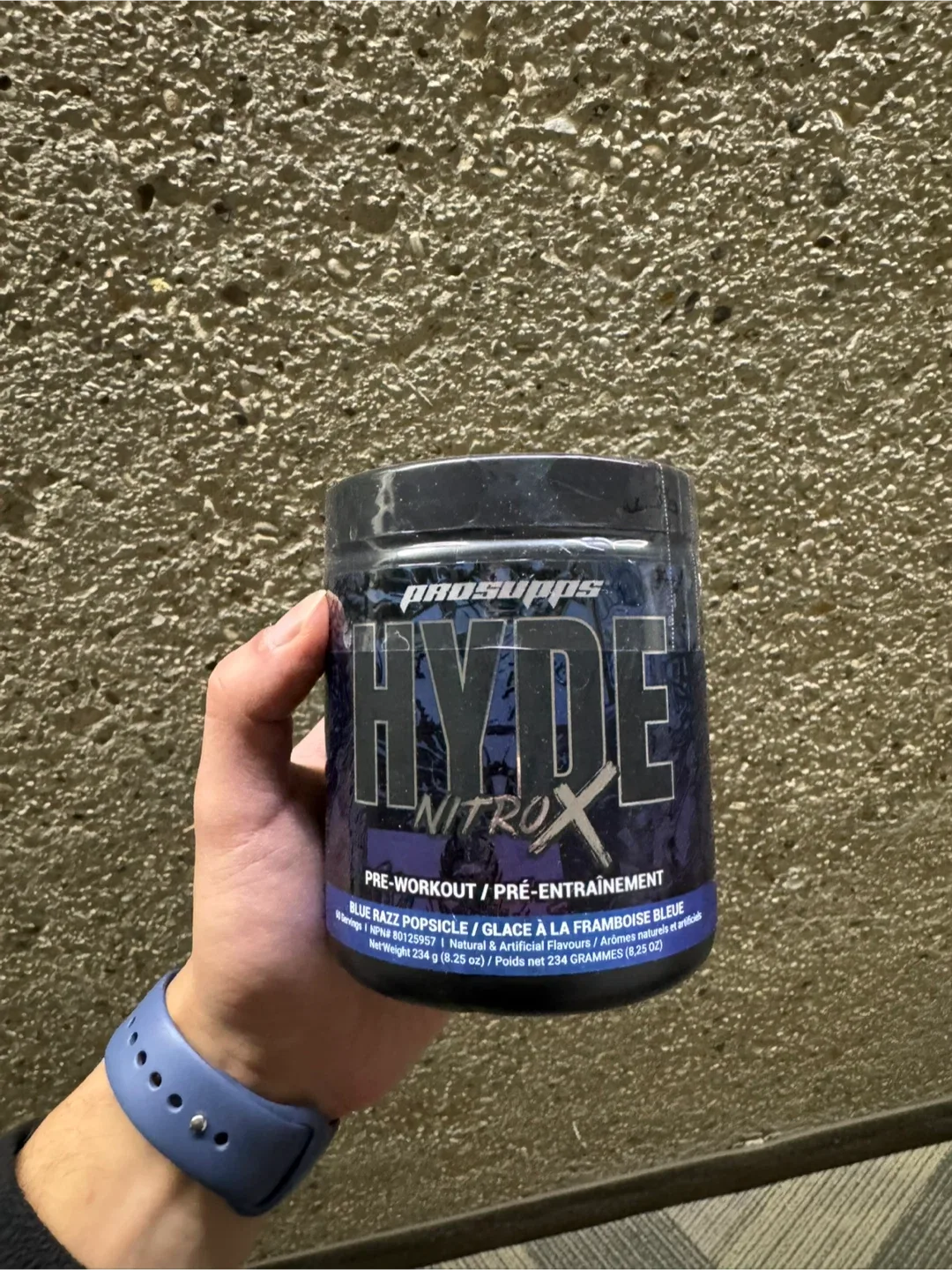 ProSupps HYDE NitroX Pre-Workout - Blue Razz Popsicle