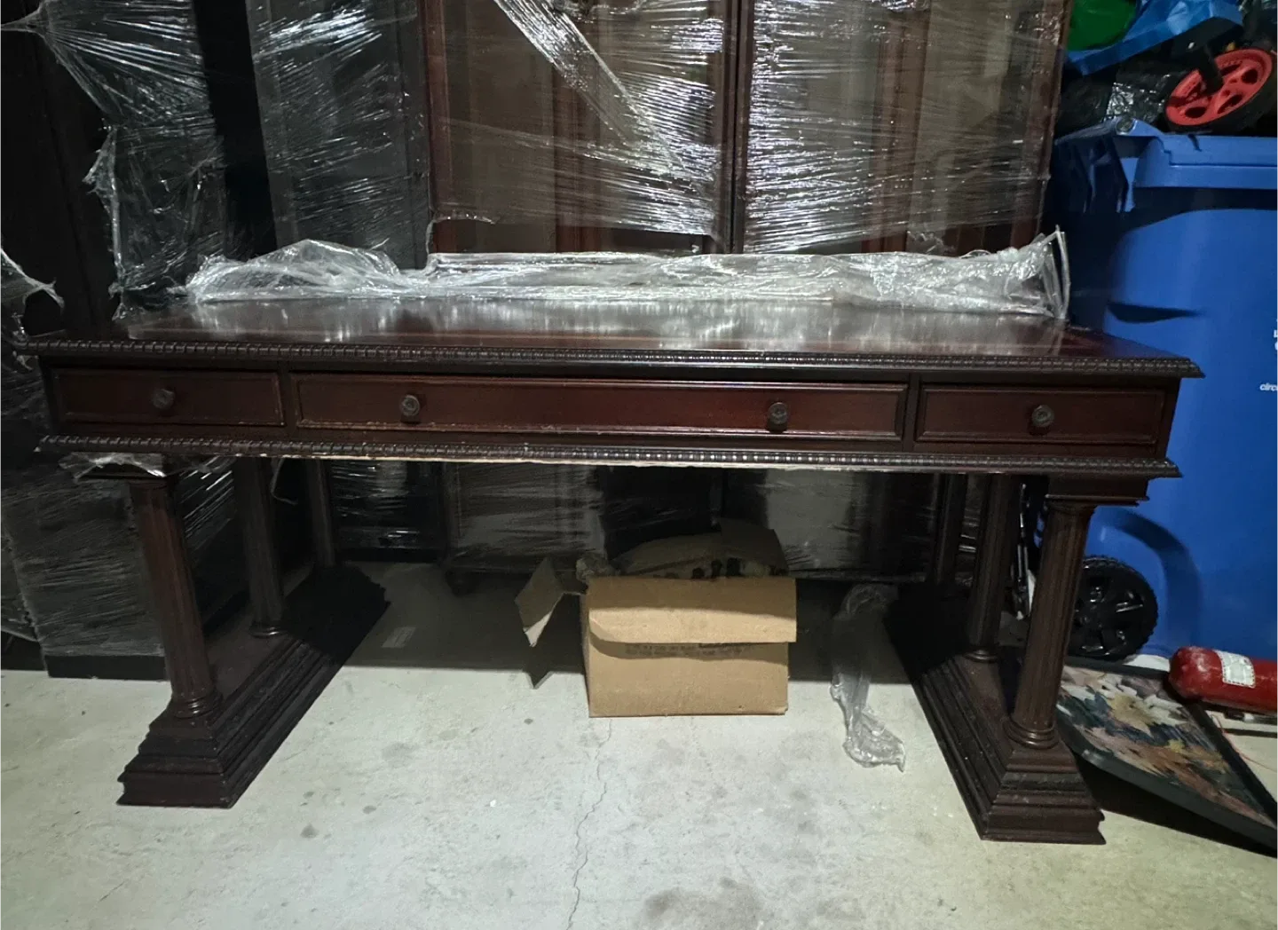 Office Wooden cabinets and Desk Set image indicator(2)