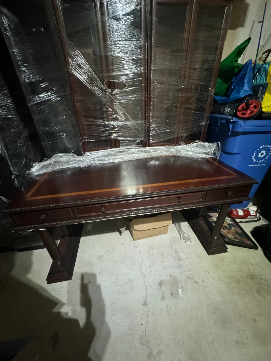 Office Wooden cabinets and Desk Set