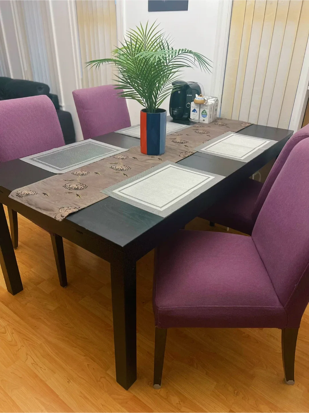 Dining Table with 4 Chairs,free delivery if nearby