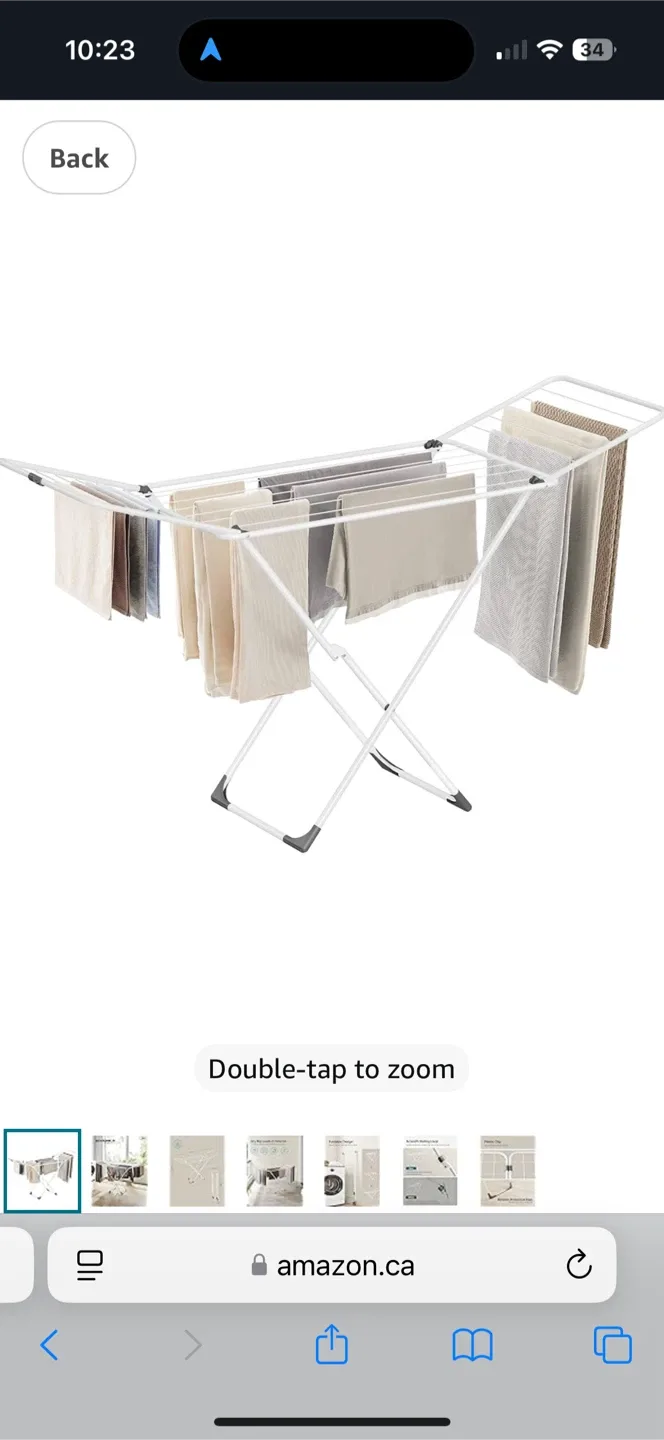 Home Laundry Rack - White