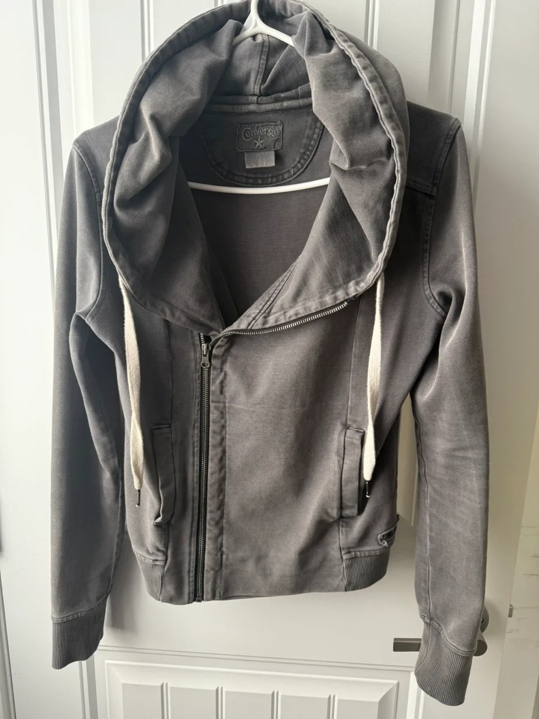 Vintage Converse Grey Hoodie - Size S