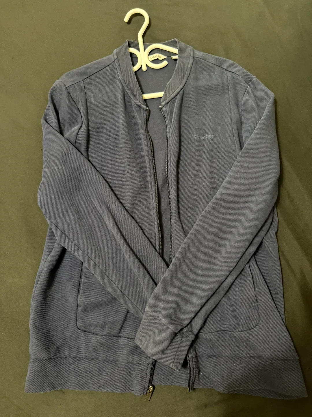 Calvin Klein Zip Up Sweater