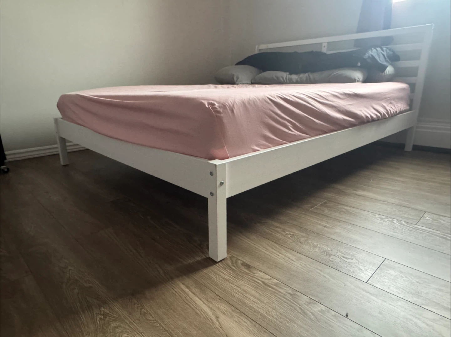 Queen Size Bed Frame + Mattress - photo 2
